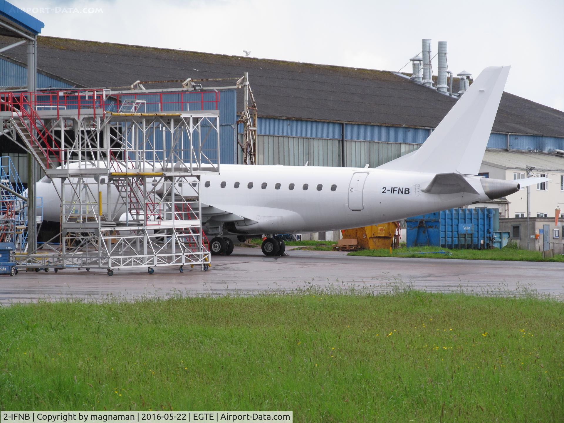 2-IFNB, 2005 Embraer 170LR (ERJ-170-100LR) C/N 17000093, At exeter in new marks (ex EI-FNB)