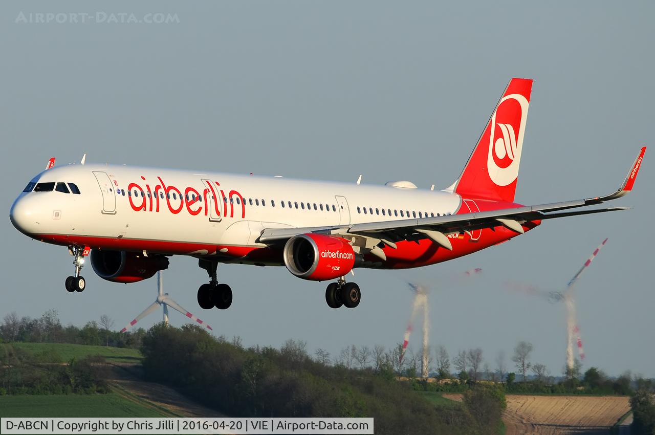 D-ABCN, 2015 Airbus A321-211 C/N 6454, Air Berlin
