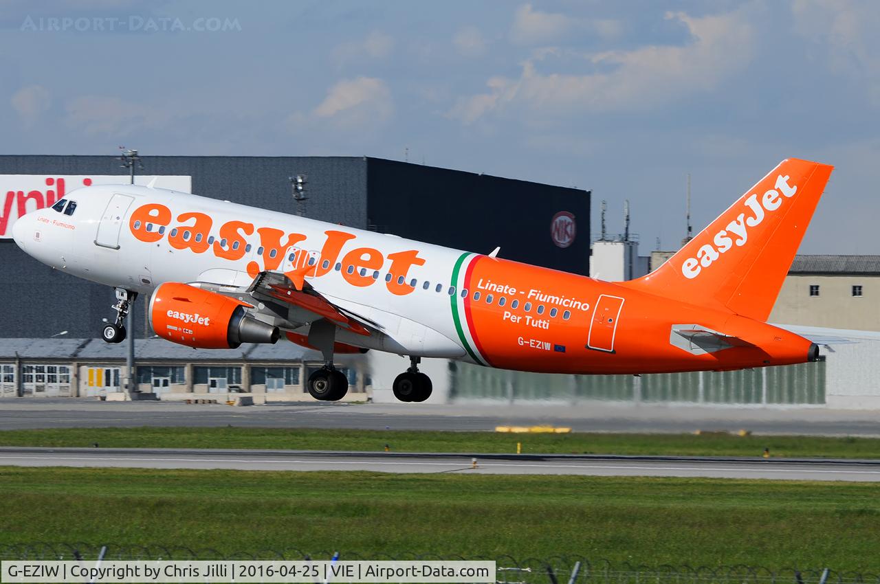 G-EZIW, 2005 Airbus A319-111 C/N 2578, easyJet