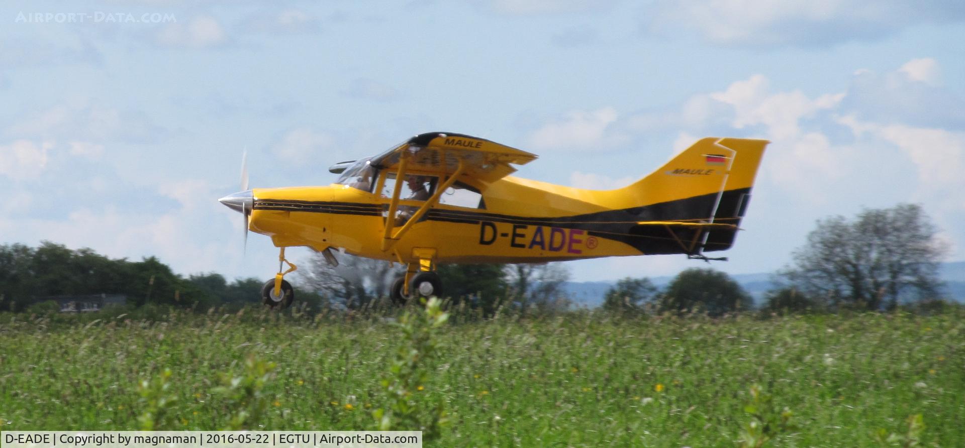 D-EADE, Maule MXT-7-180 Star Rocket C/N 14114C, taking off from dunkeswell