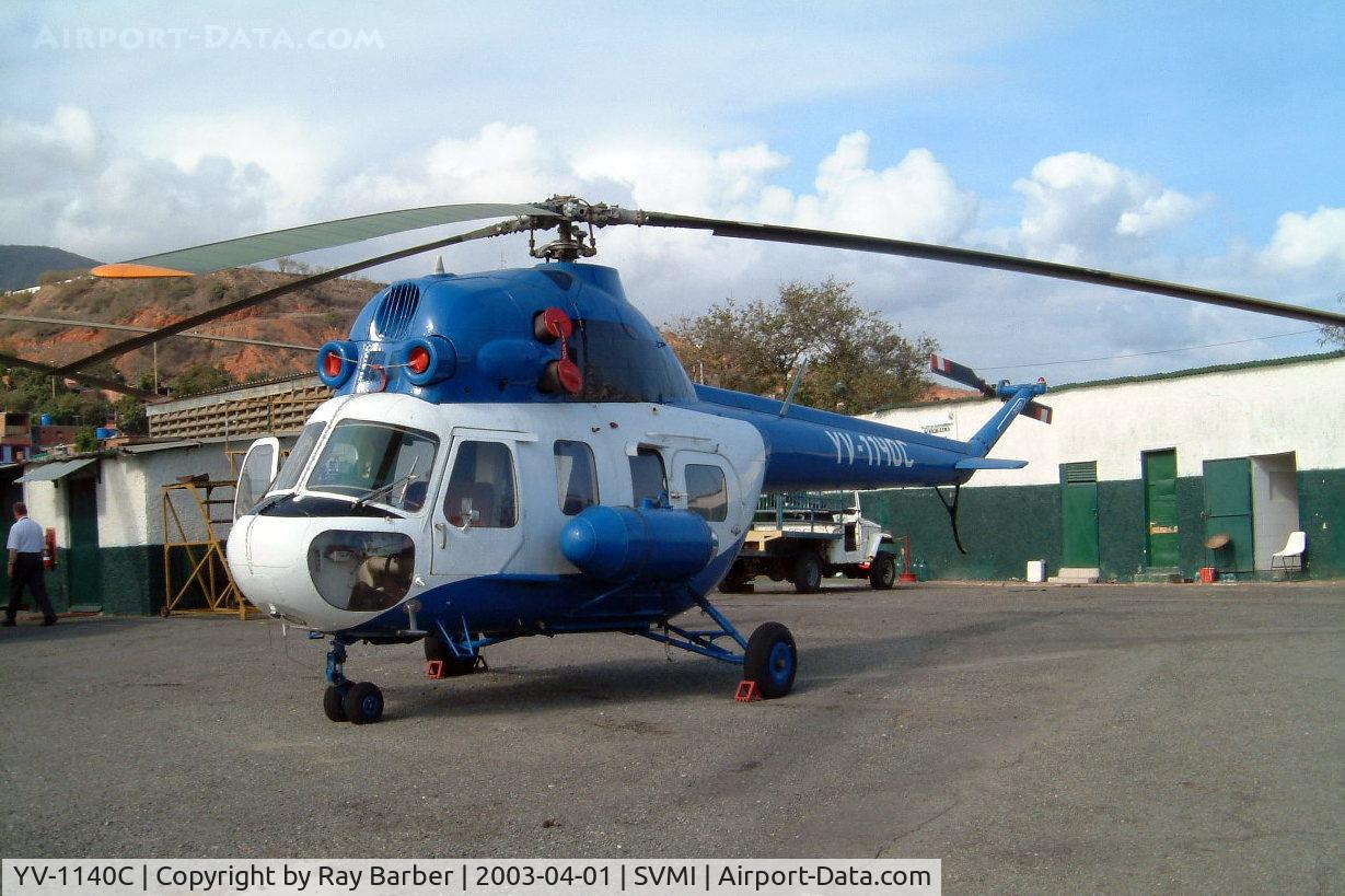 YV-1140C, Mil Mi-2 Hoplite C/N Not found YV-1140C, Mil Mi-2 Hoplite [Unknown] Caracas-Simon Bolivar Int'l~YV 01/04/2003
