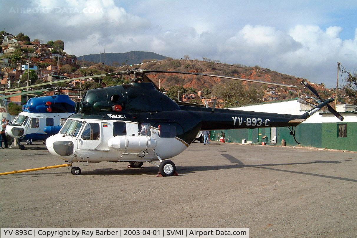 YV-893C, 1978 Mil Mi-2 Hoplite C/N 535745098, Mil Mi-2 Hoplite [535745098] (Helica) Caracas-Simon Bolivar Int'l~YV 01/04/2003