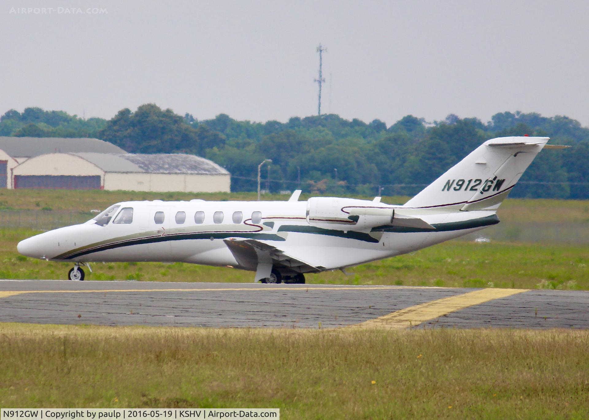 N912GW, 2006 Cessna 525A CitationJet CJ2+ C/N 525A0304, At Shreveport Regional.