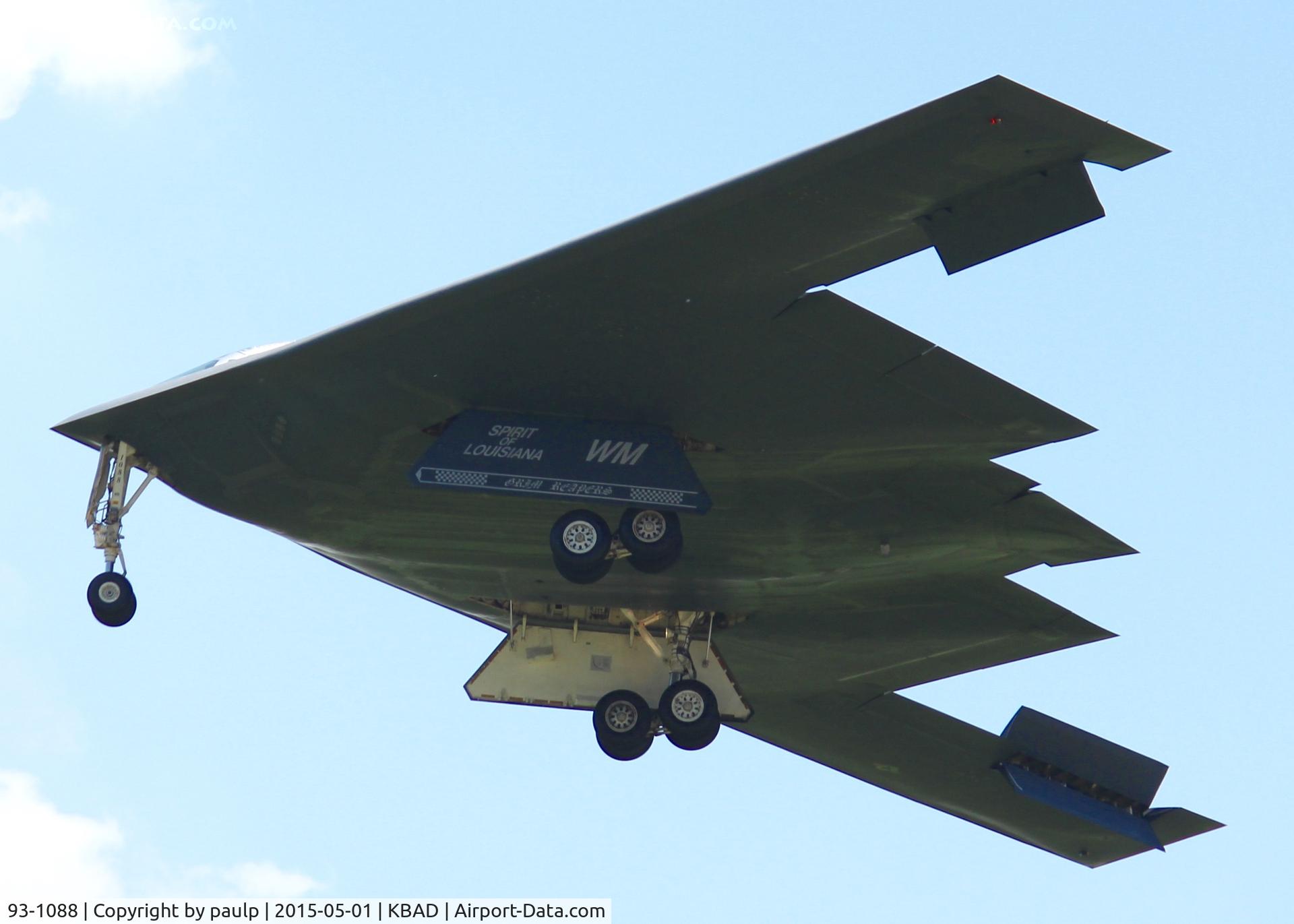 93-1088, 1993 Northrop Grumman B-2A Spirit C/N 1021/AV-21, At Barksdale Air Force Base.