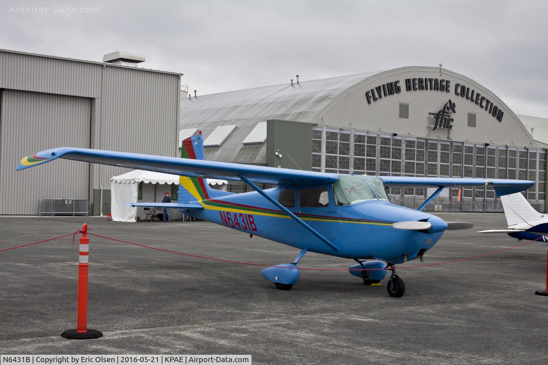 N6431B, 1957 Cessna 172 C/N 29631, Cessna 172 during the 2016 Paine Field General Aviation Day.