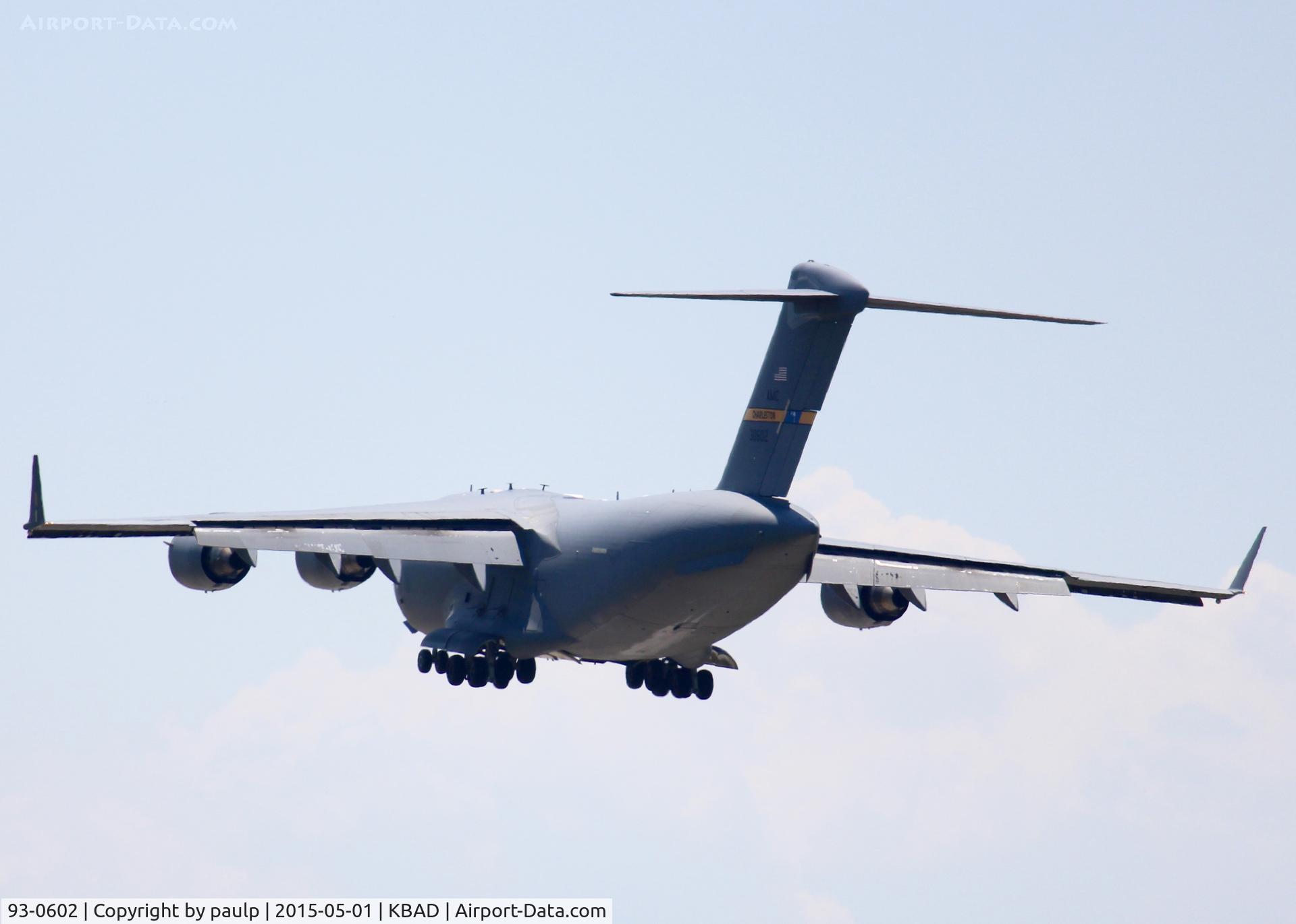 93-0602, 1993 McDonnell Douglas C-17A Globemaster III C/N 50022, At Barksdale Air Force Base.