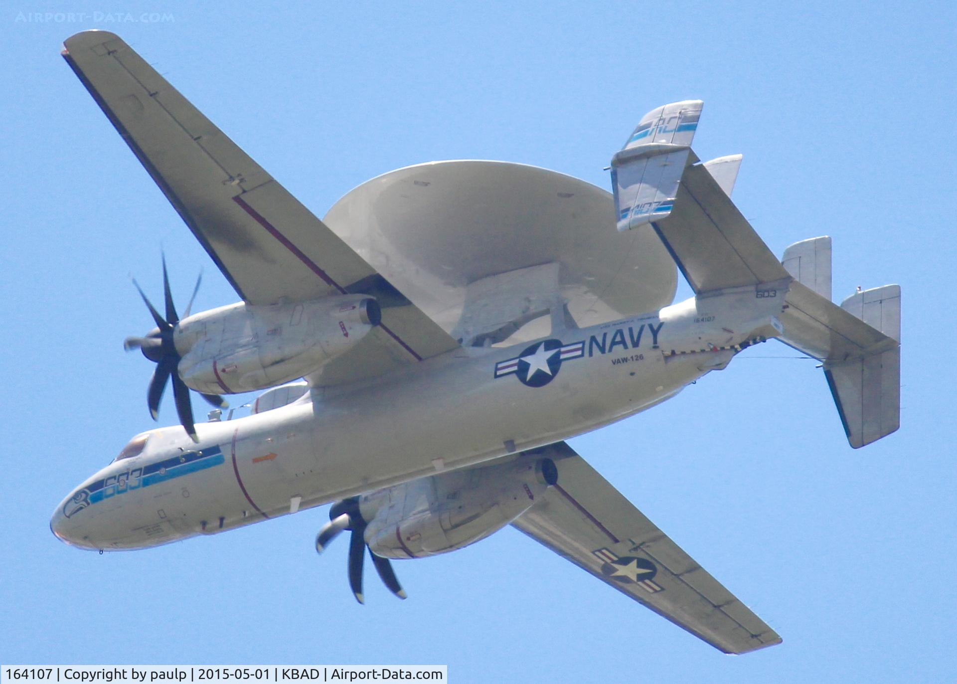 164107, Grumman E-2C Hawkeye Group 1 C/N A139, At Barksdale Air Force Base.
