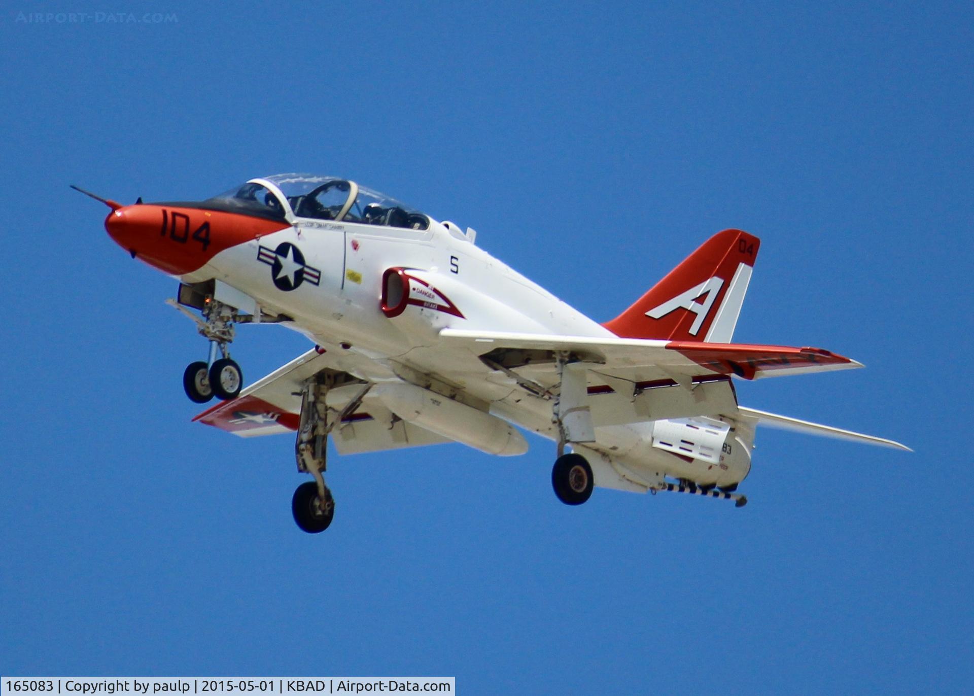 165083, McDonnell Douglas T-45C Goshawk C/N C004, At Barksdale Air Force Base.