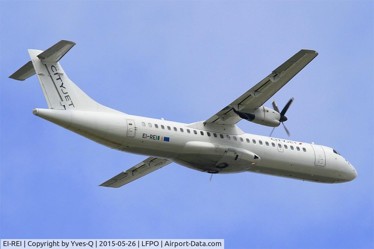EI-REI, 1991 ATR 72-201 C/N 267, ATR 72-201, Take off rwy 08, Paris-Orly airport (LFPO-ORY)