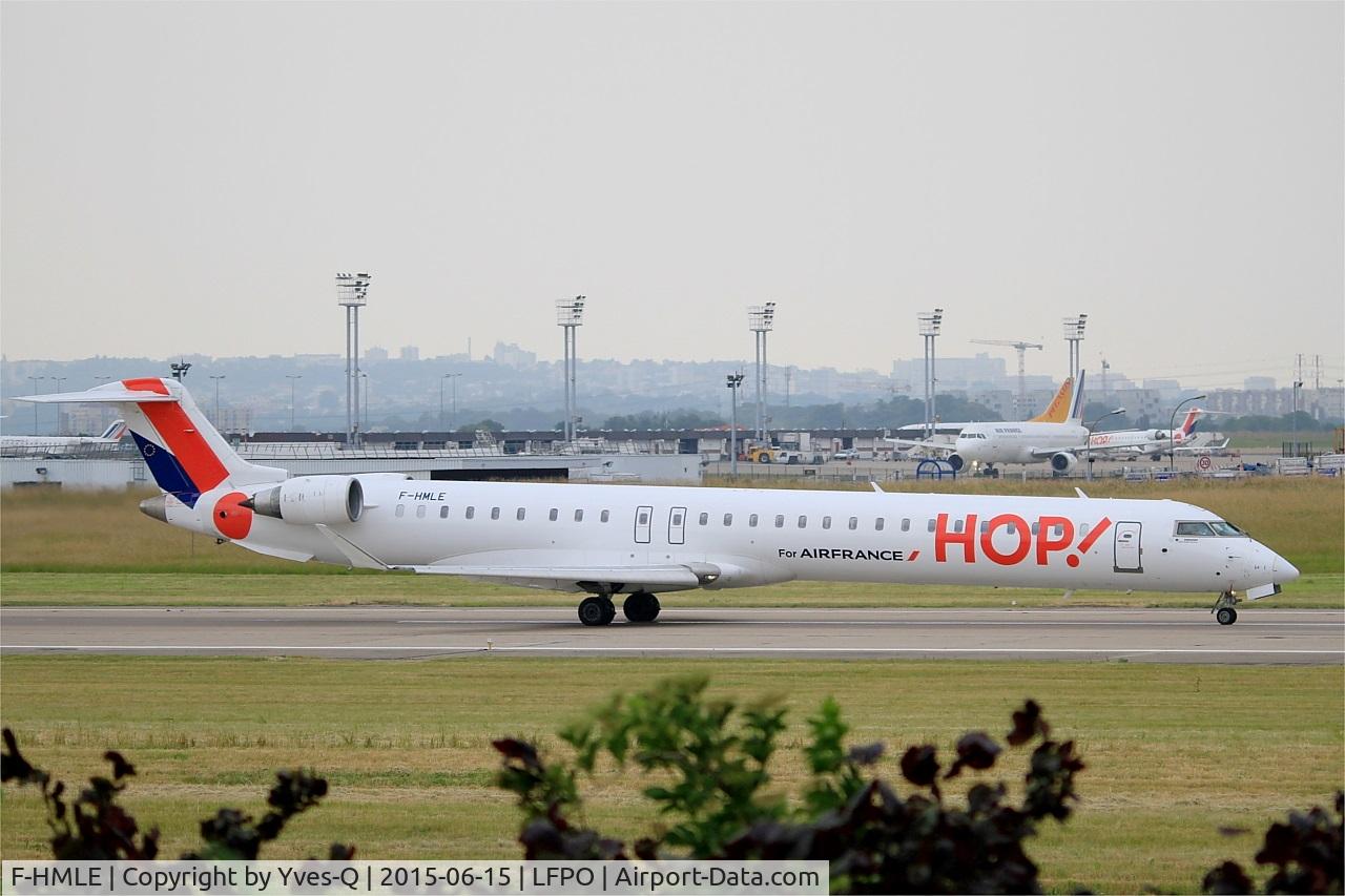 F-HMLE, 2010 Bombardier CRJ-1000EL NG (CL-600-2E25) C/N 19009, Bombardier CRJ-1000EL NG, Take off run rwy 08, Paris-Orly airport (LFPO-ORY)