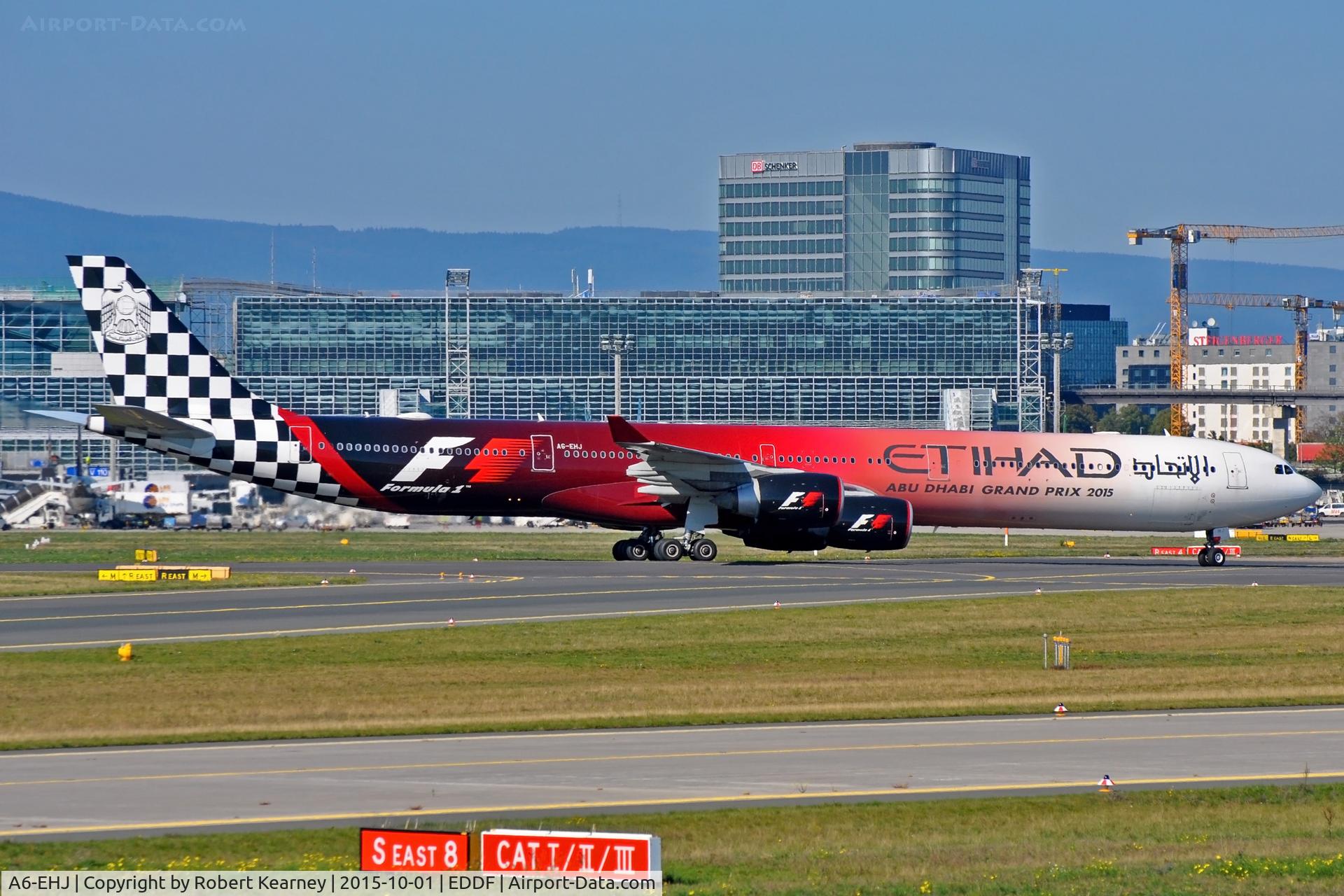 A6-EHJ, 2008 Airbus A340-642X C/N 933, Finally caught this A340 on the last day of the trip