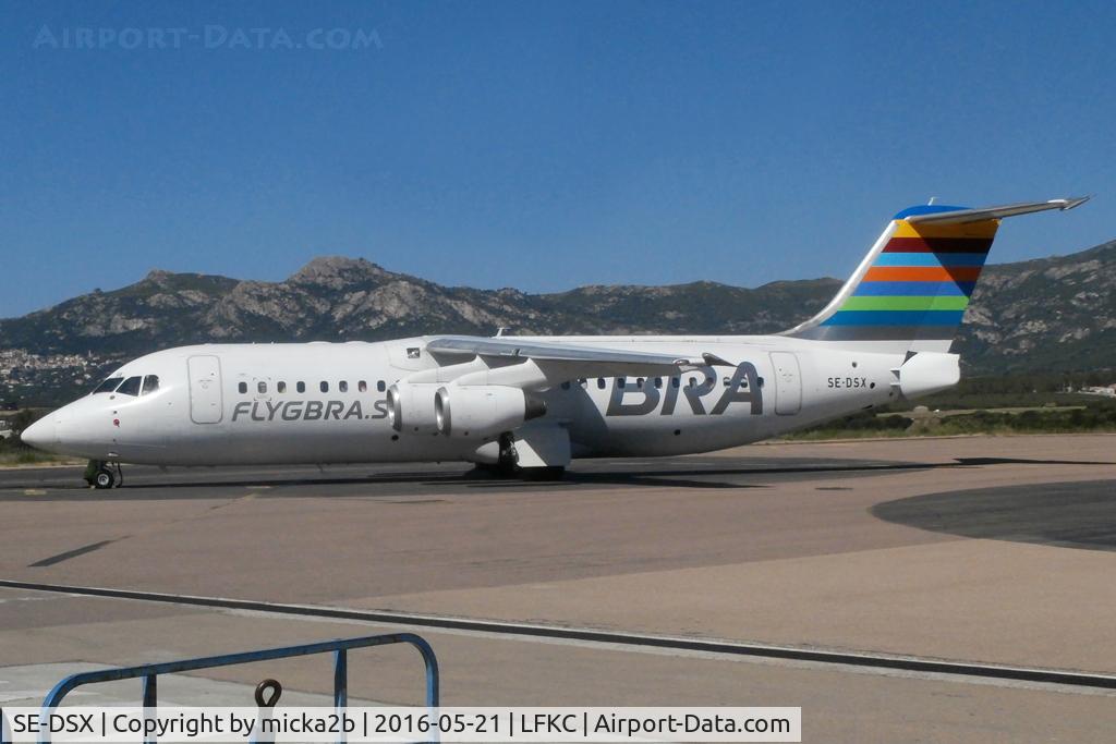 SE-DSX, 1994 British Aerospace Avro 146-RJ100 C/N E3255, Parked. Scrapped in march 2020.