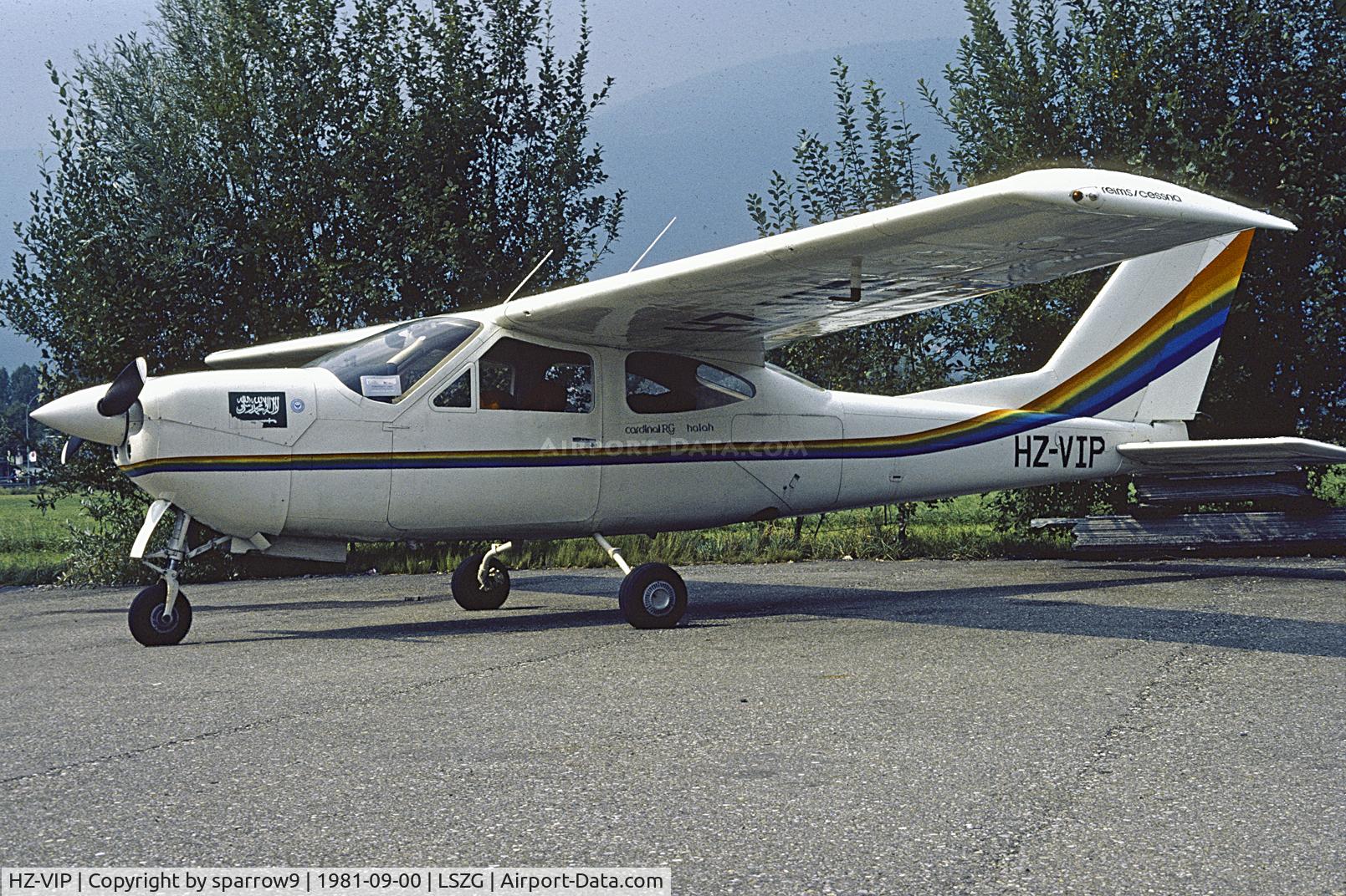 HZ-VIP, 1976 Reims F177RG Cardinal RG C/N F177GR0139, It was here for a maintenance