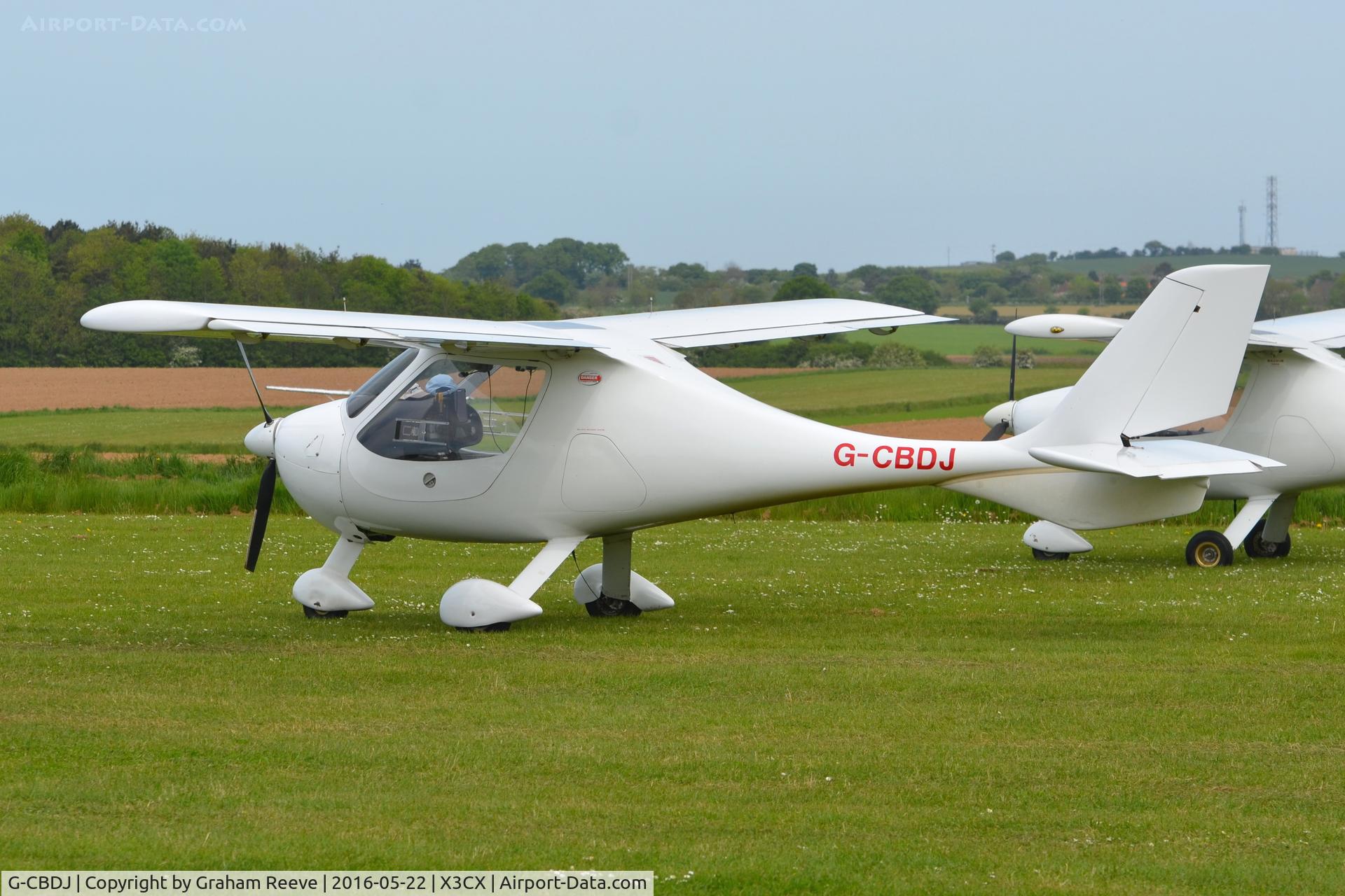 G-CBDJ, 2001 Flight Design CT2K C/N 7850, Parked at Northrepps.