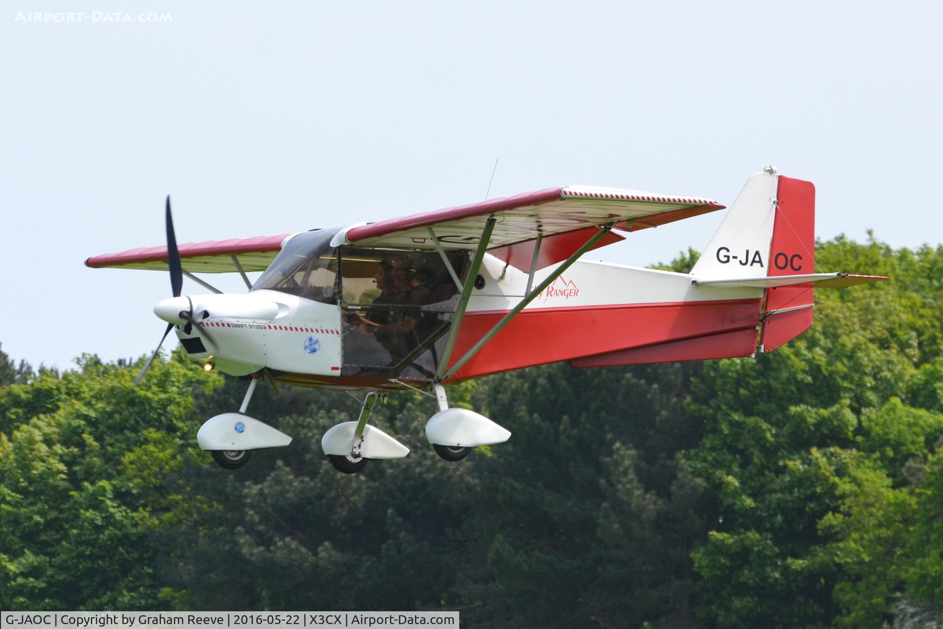 G-JAOC, 2009 Best Off Skyranger Swift 912S(1) C/N BMAA/HB/589, Landing at Northrepps.