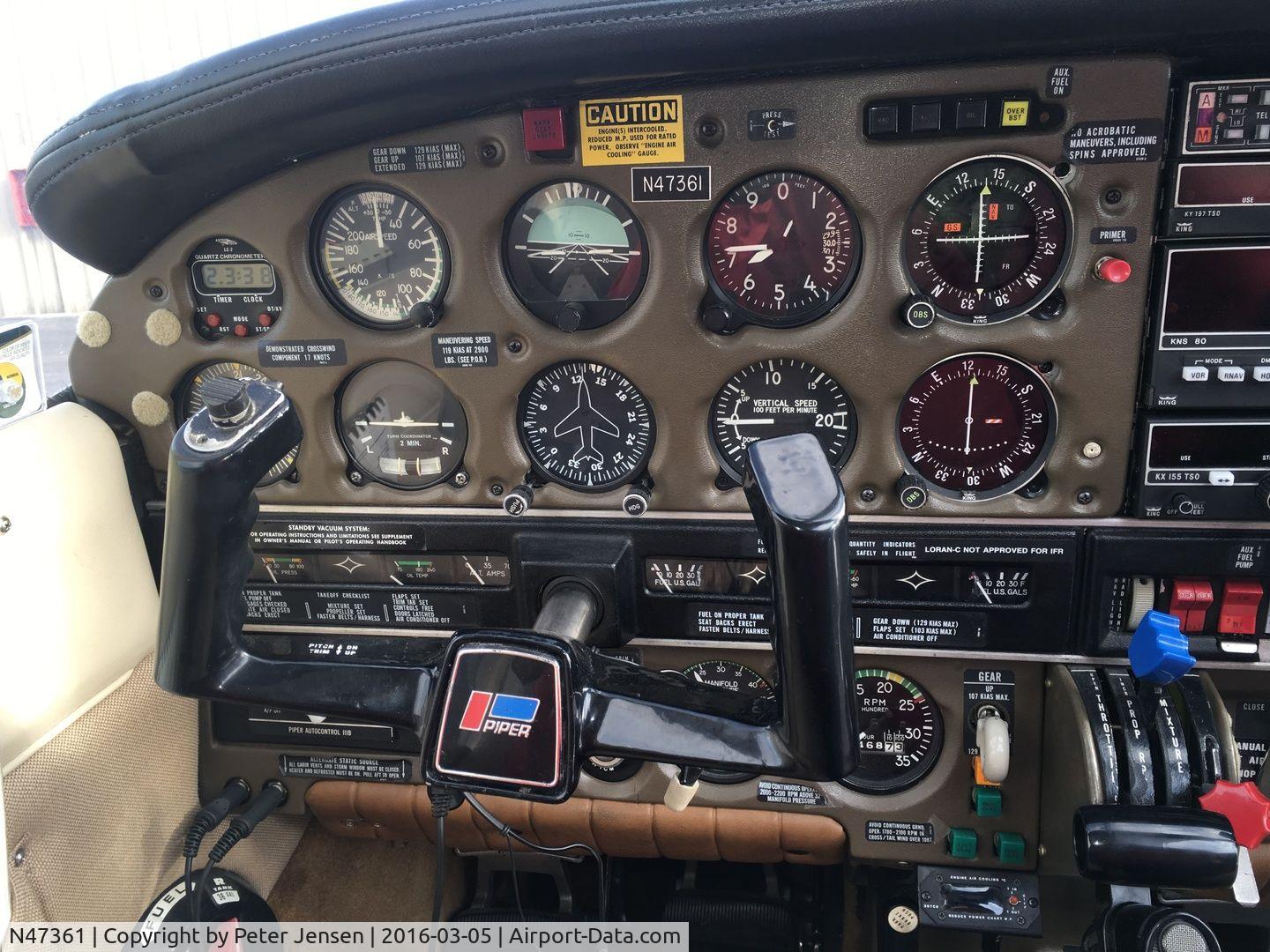 N47361, 1977 Piper PA-28R-201T Cherokee Arrow III C/N 28R-7703363, 1977 Piper PA-28R-201T