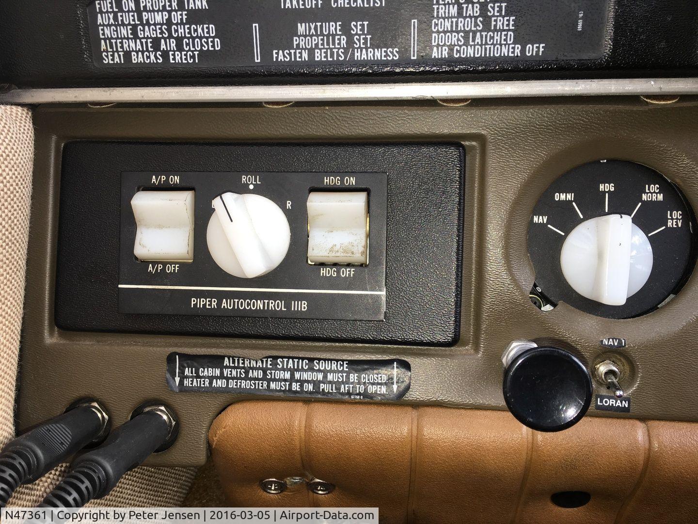N47361, 1977 Piper PA-28R-201T Cherokee Arrow III C/N 28R-7703363, 1977 Piper PA-28R-201T