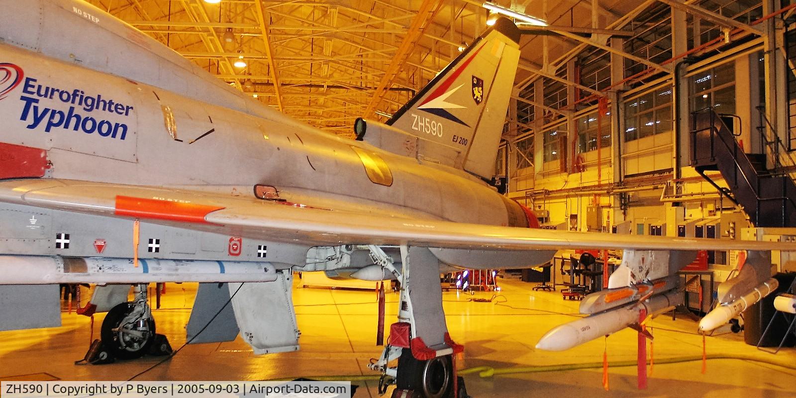 ZH590, 1997 Eurofighter EF-2000 Typhoon T1 C/N DA4, BAE Warton open day Open Day