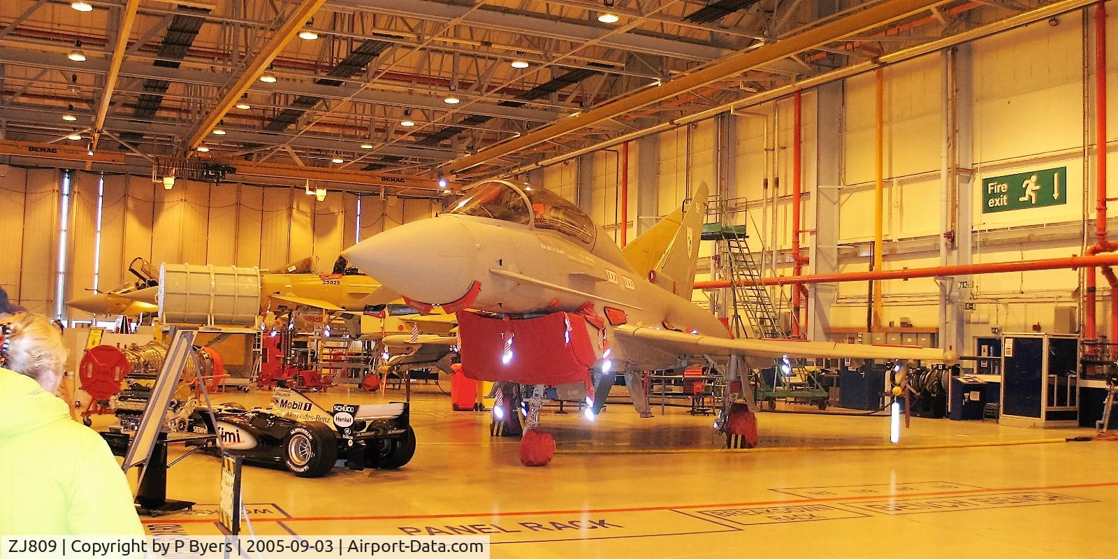 ZJ809, Eurofighter EF-2000 Typhoon T1 C/N 0032/BT010, BAE Warton Open Day