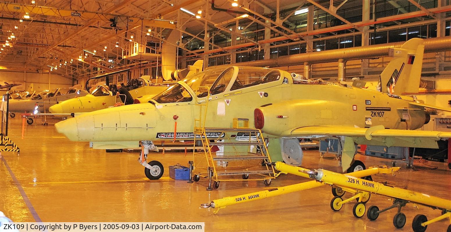 ZK109, 2006 British Aerospace Hawk Mk.129 C/N BT004/1344, BAE Warton Open Day