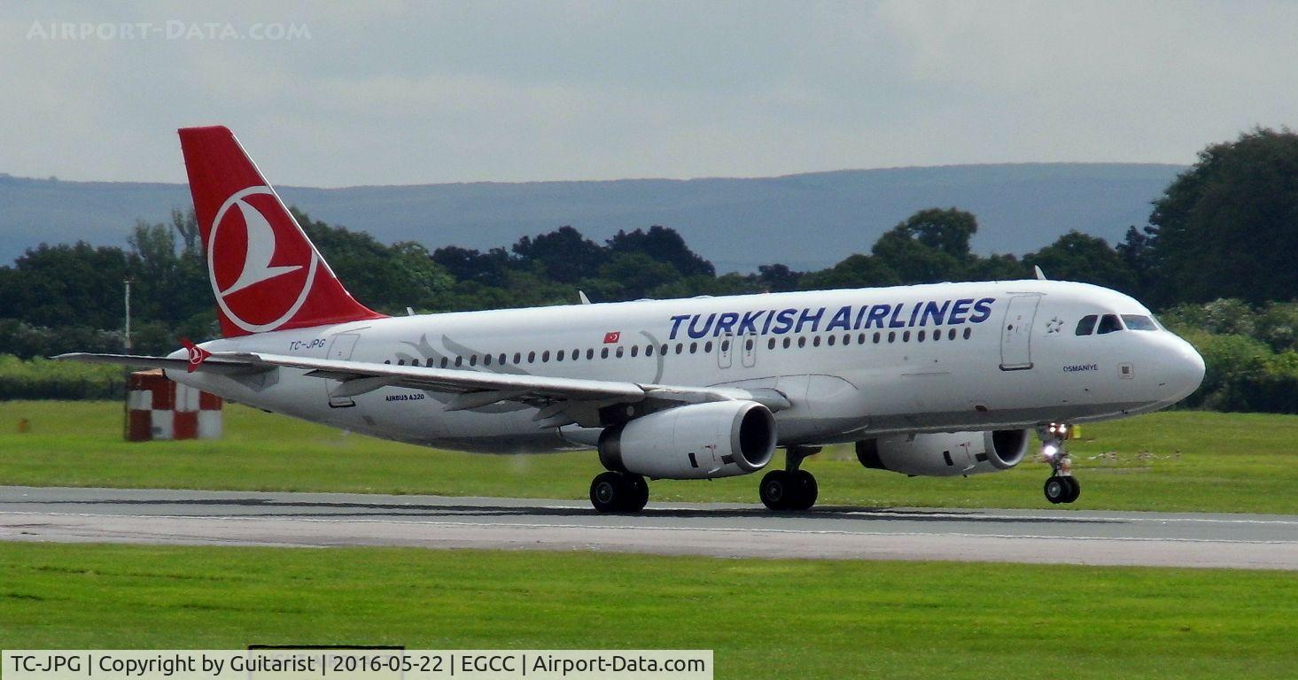TC-JPG, 2007 Airbus A320-232 C/N 3010, At Manchester