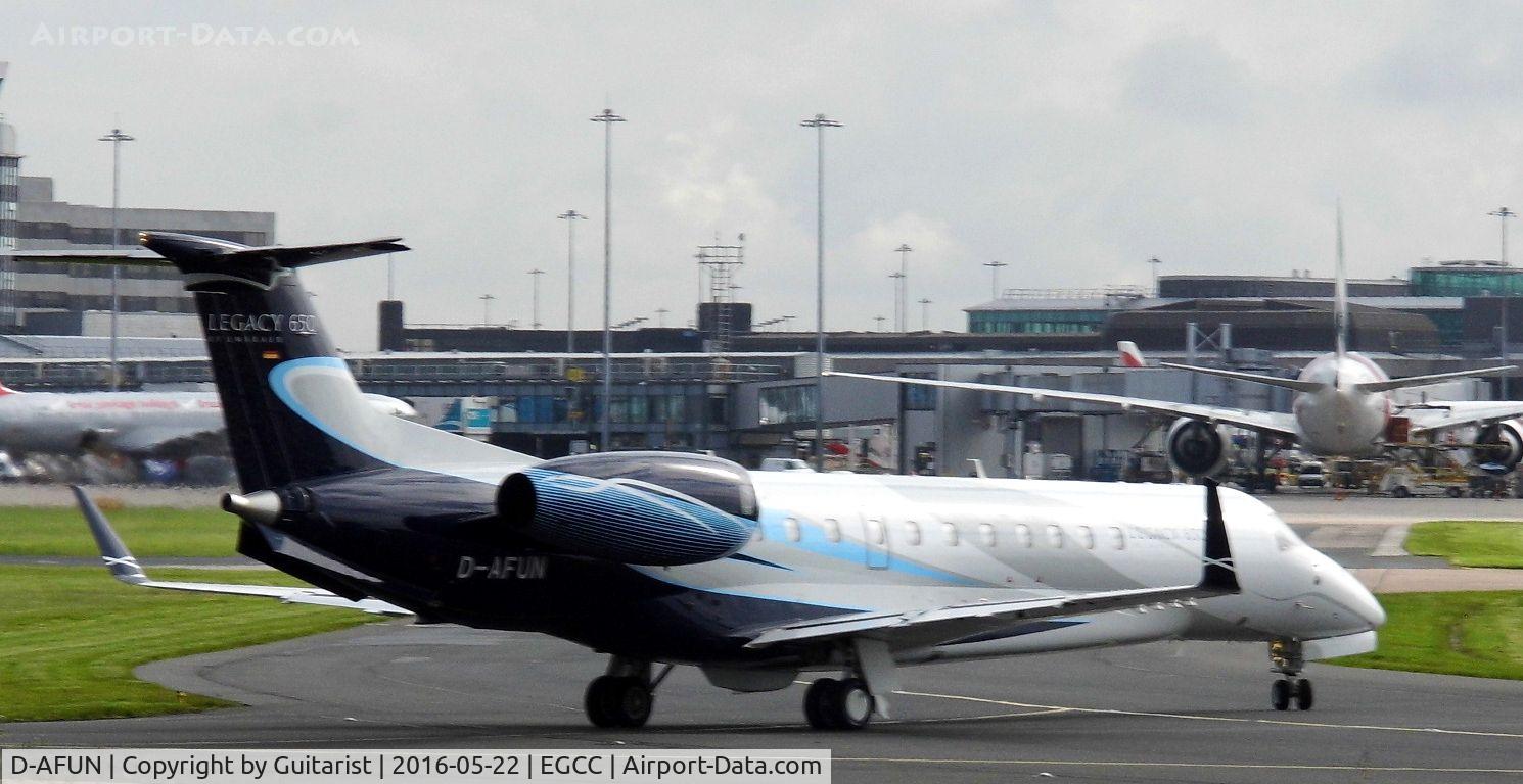 D-AFUN, 2013 Embraer EMB-135BJ Legacy 650 C/N 14501168, At Manchester