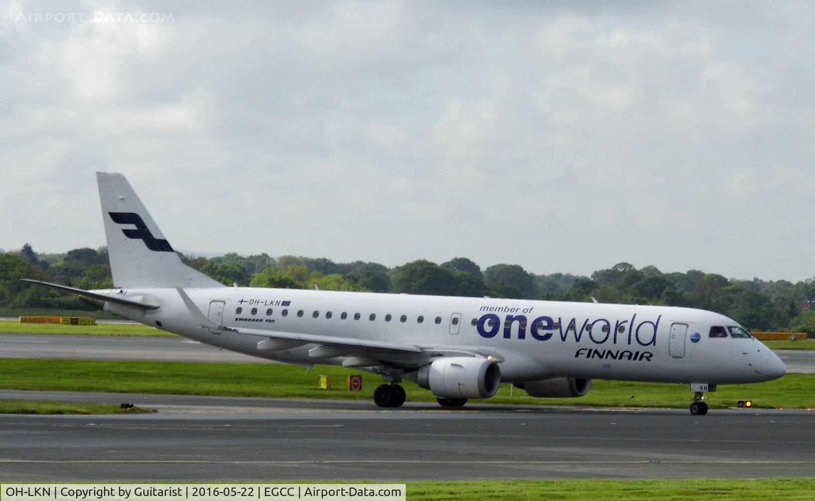 OH-LKN, 2009 Embraer 190LR (ERJ-190-100LR) C/N 19000252, At Manchester