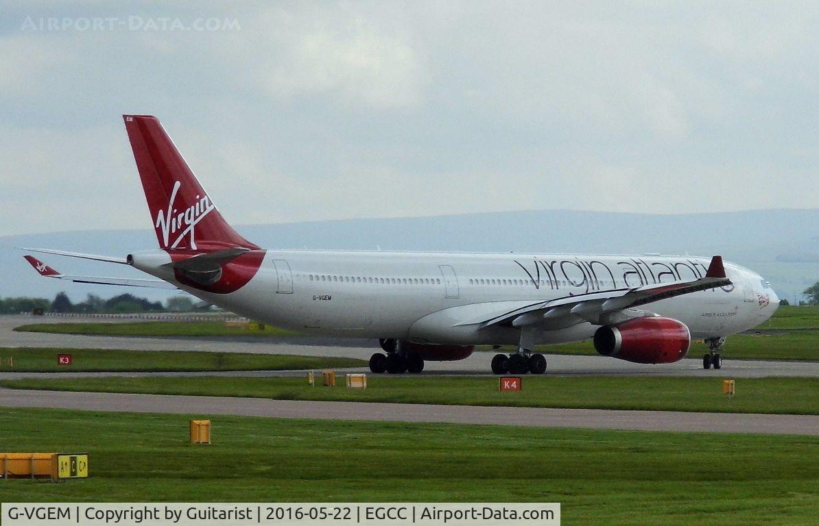G-VGEM, 2011 Airbus A330-343X C/N 1215, At Manchester