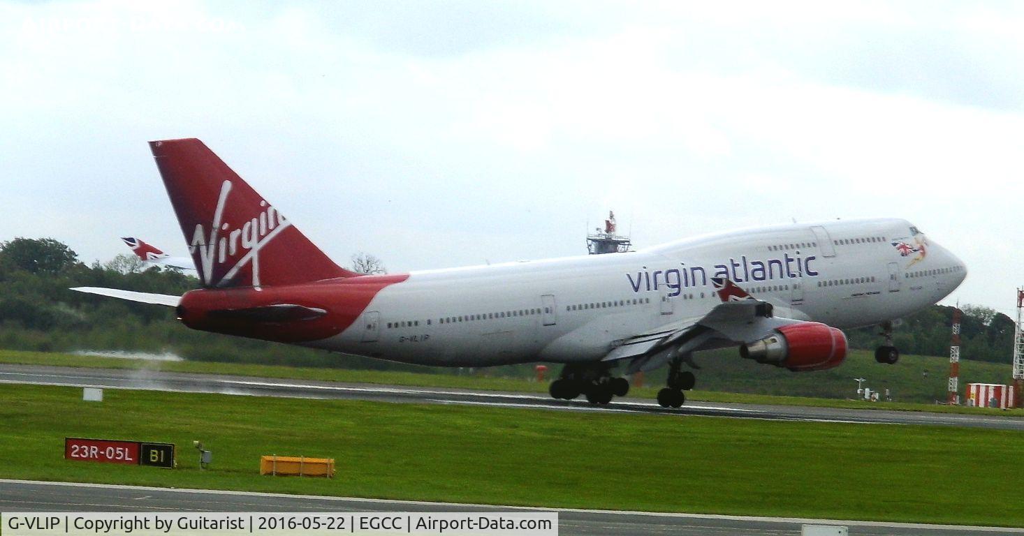 G-VLIP, 2001 Boeing 747-443 C/N 32338, At Manchester