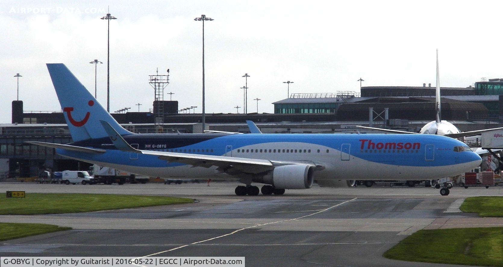 G-OBYG, 1999 Boeing 767-304 C/N 29137, At Manchester