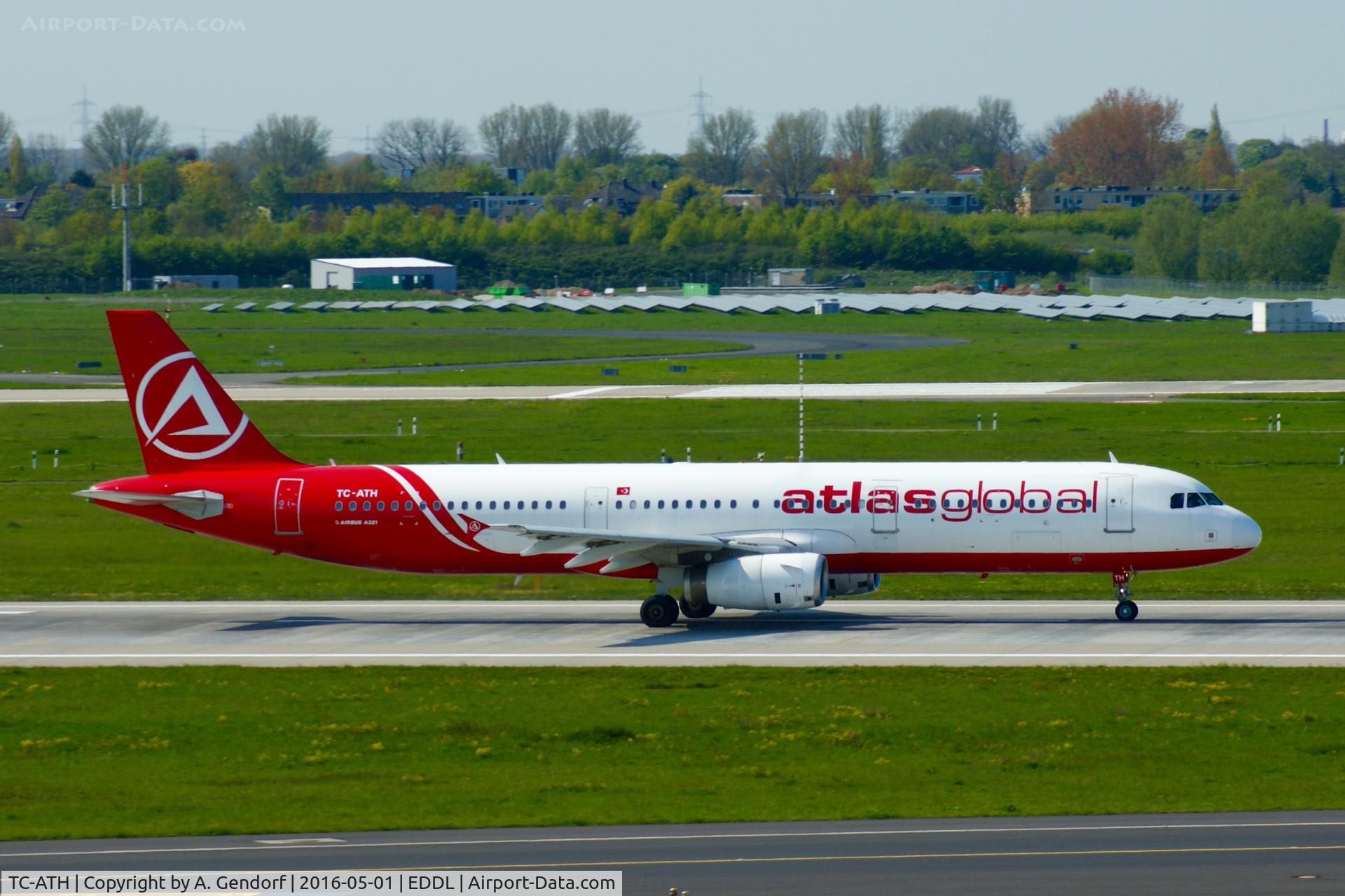 TC-ATH, 2003 Airbus A321-231 C/N 1953, Atlas Global, seen here on RWY 05R at Düsseldorf Int'l(EDDL)