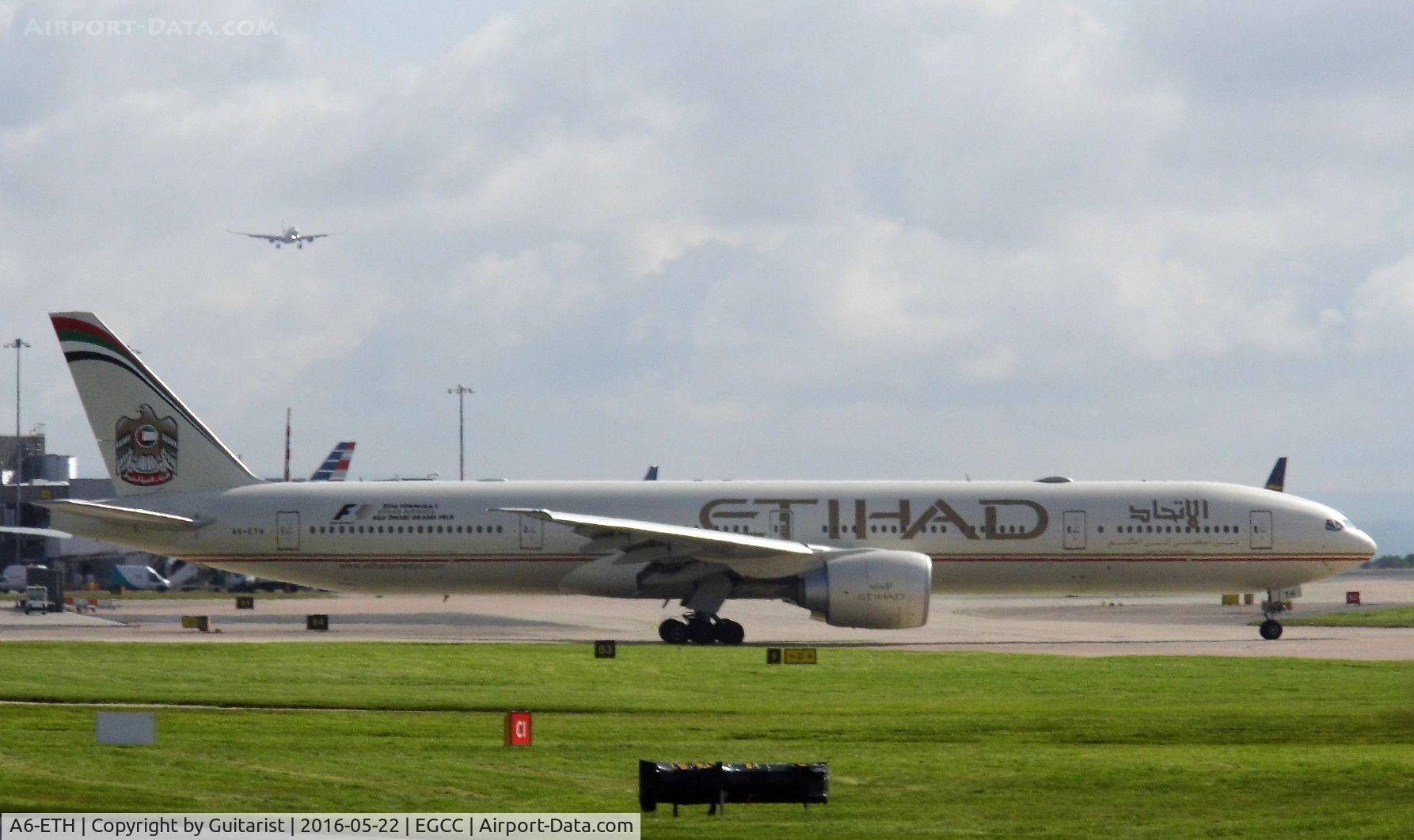 A6-ETH, 2011 Boeing 777-3FX/ER C/N 39683, At Manchester