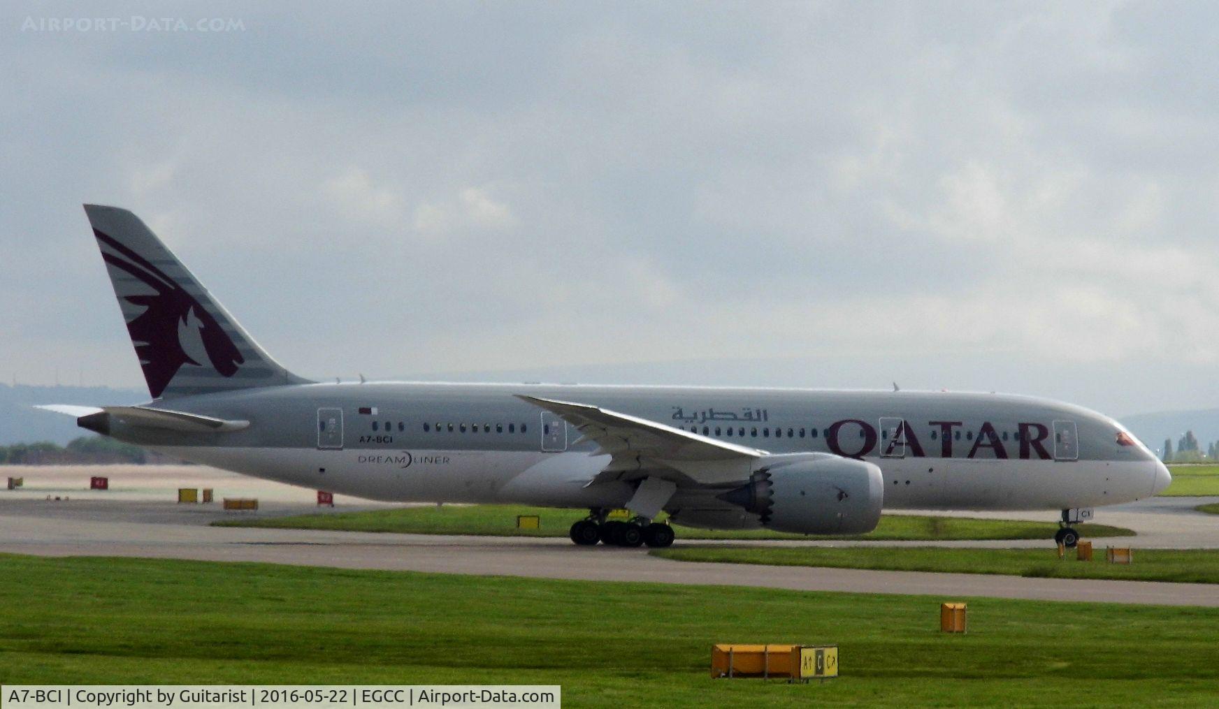 A7-BCI, 2013 Boeing 787-8 Dreamliner Dreamliner C/N 38327, At Manchester