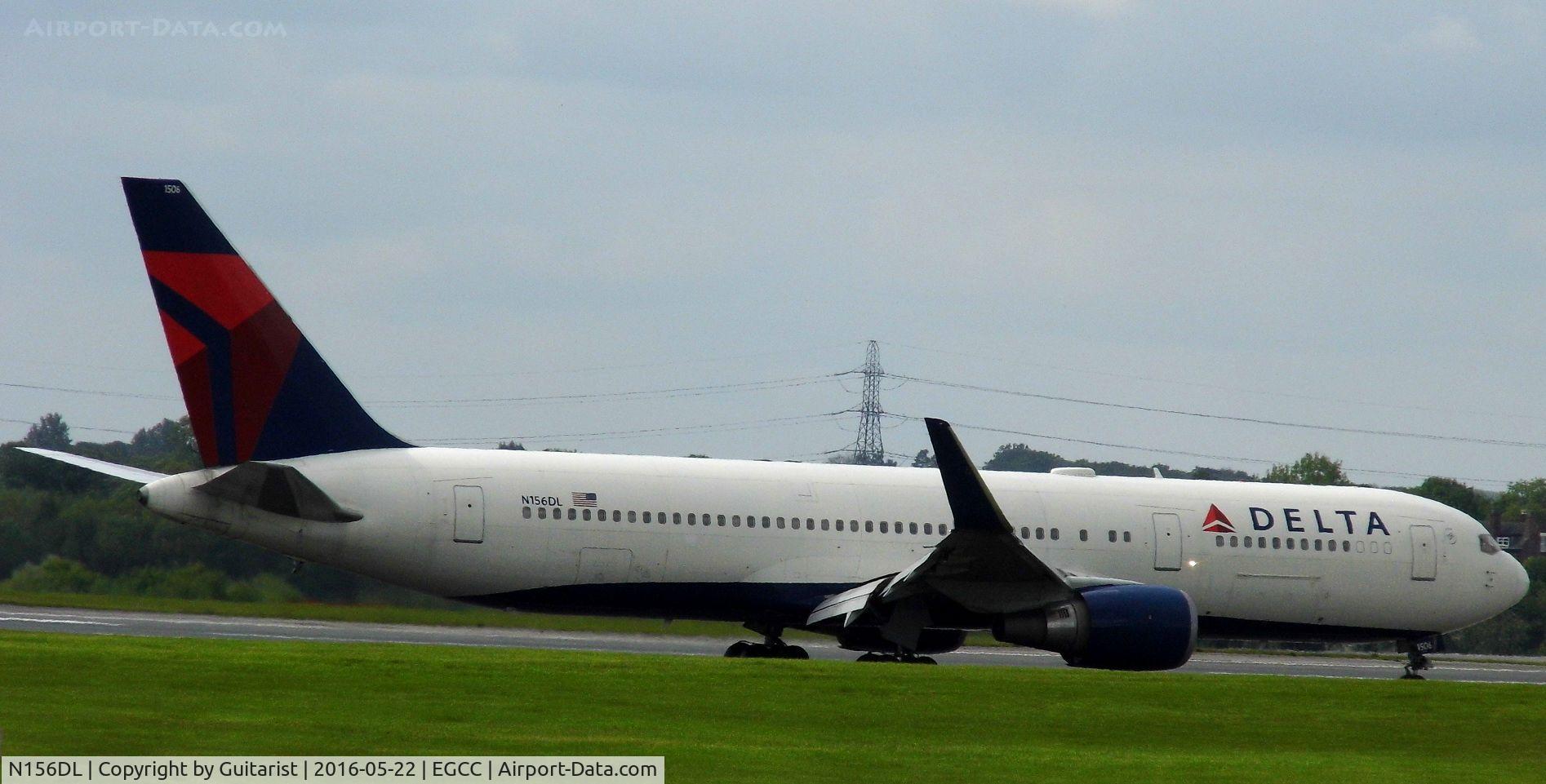 N156DL, 1991 Boeing 767-3P6 C/N 25354, At Manchester