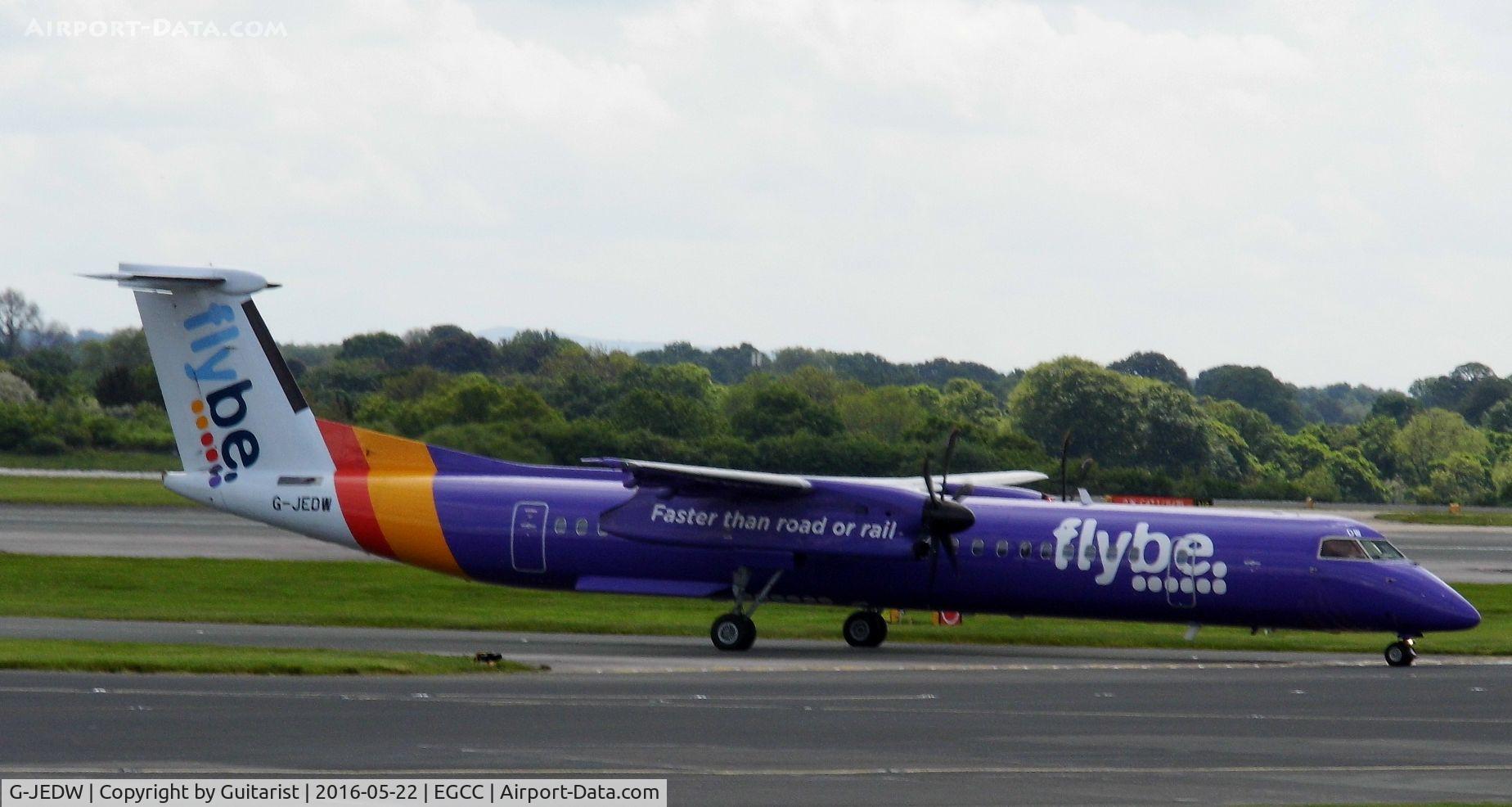 G-JEDW, 2004 De Havilland Canada DHC-8-402Q Dash 8 C/N 4093, At Manchester