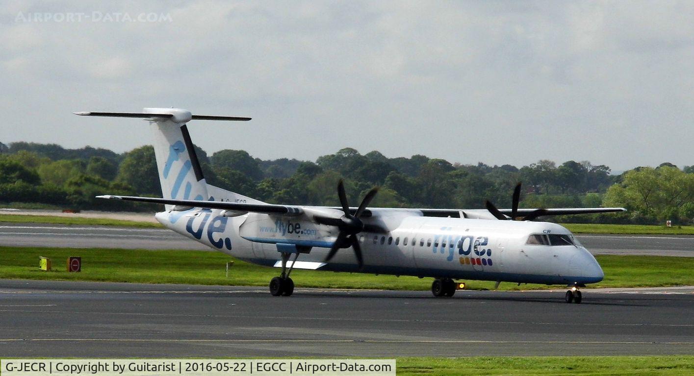 G-JECR, 2006 De Havilland Canada DHC-8-402Q Dash 8 C/N 4139, At Manchester