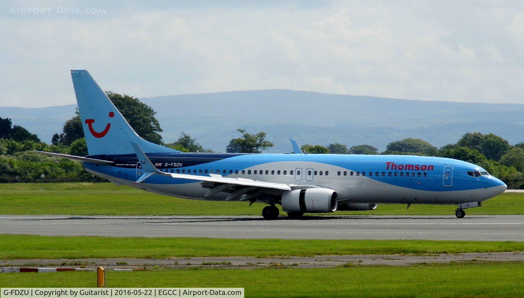 G-FDZU, 2011 Boeing 737-8K5 C/N 37253, At Manchester