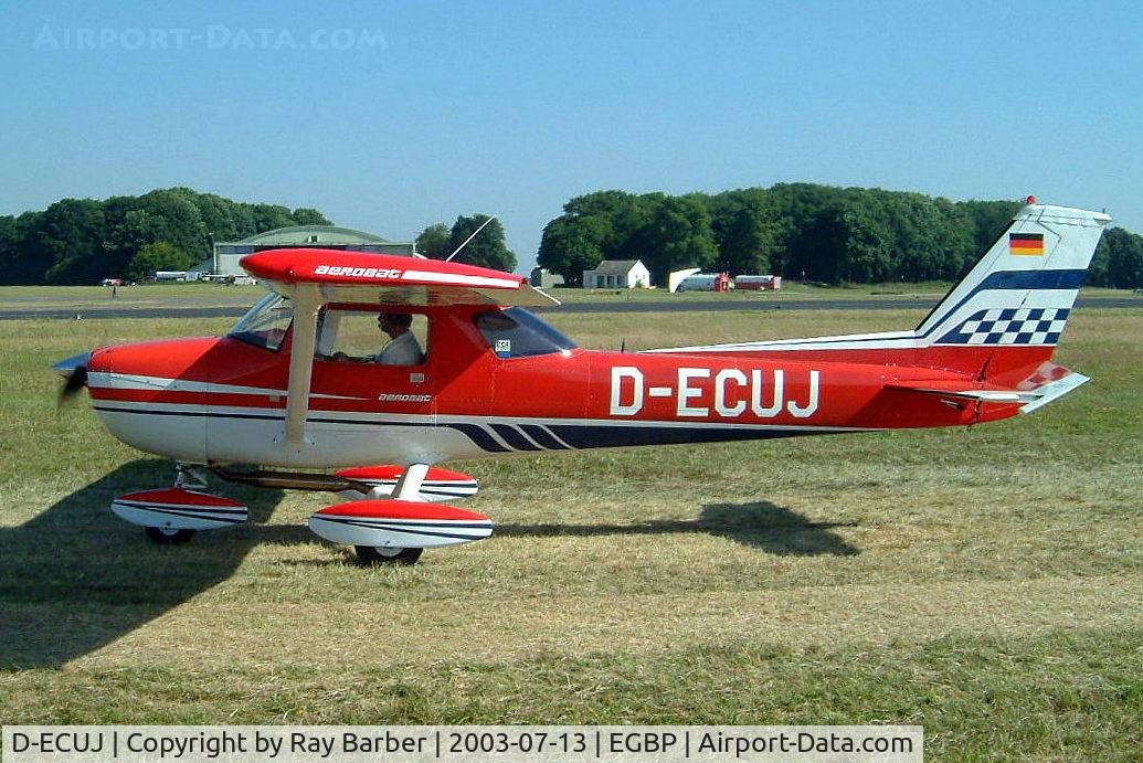 D-ECUJ, 1973 Reims FRA150L Aerobat Aerobat C/N FA1500184, R/Cessna FRA.150L Aerobat [0184] Kemble~G 13/07/2003