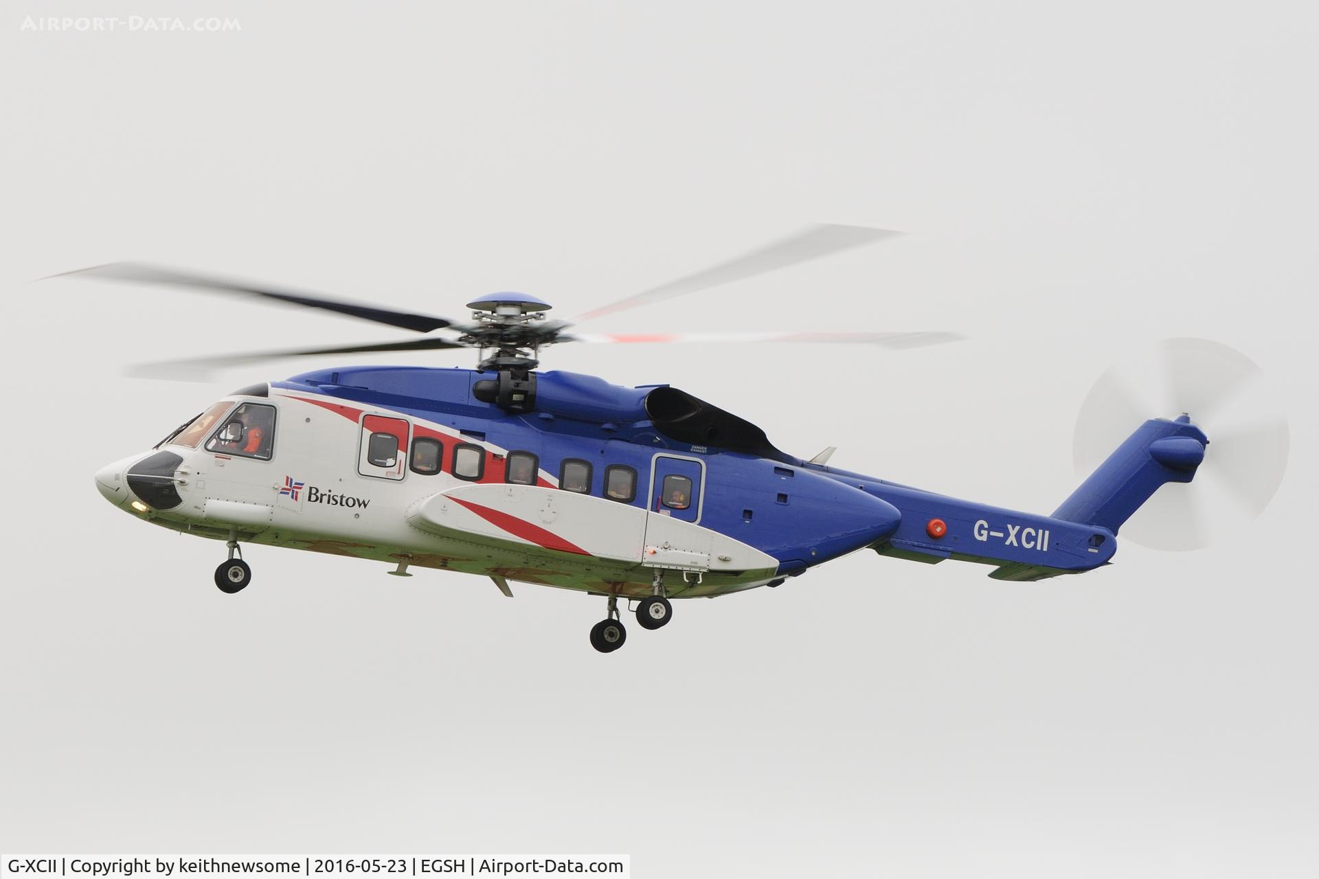 G-XCII, 2012 Sikorsky S-92A C/N 920174, Based at Norwich at the moment !