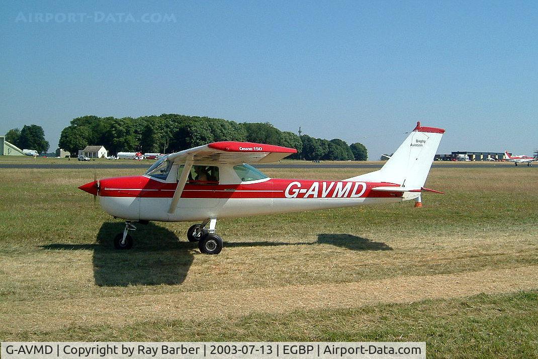 G-AVMD, 1966 Cessna 150G C/N 150-65504, Cessna 150G [150-65504] Kemble~G 13/07/2003