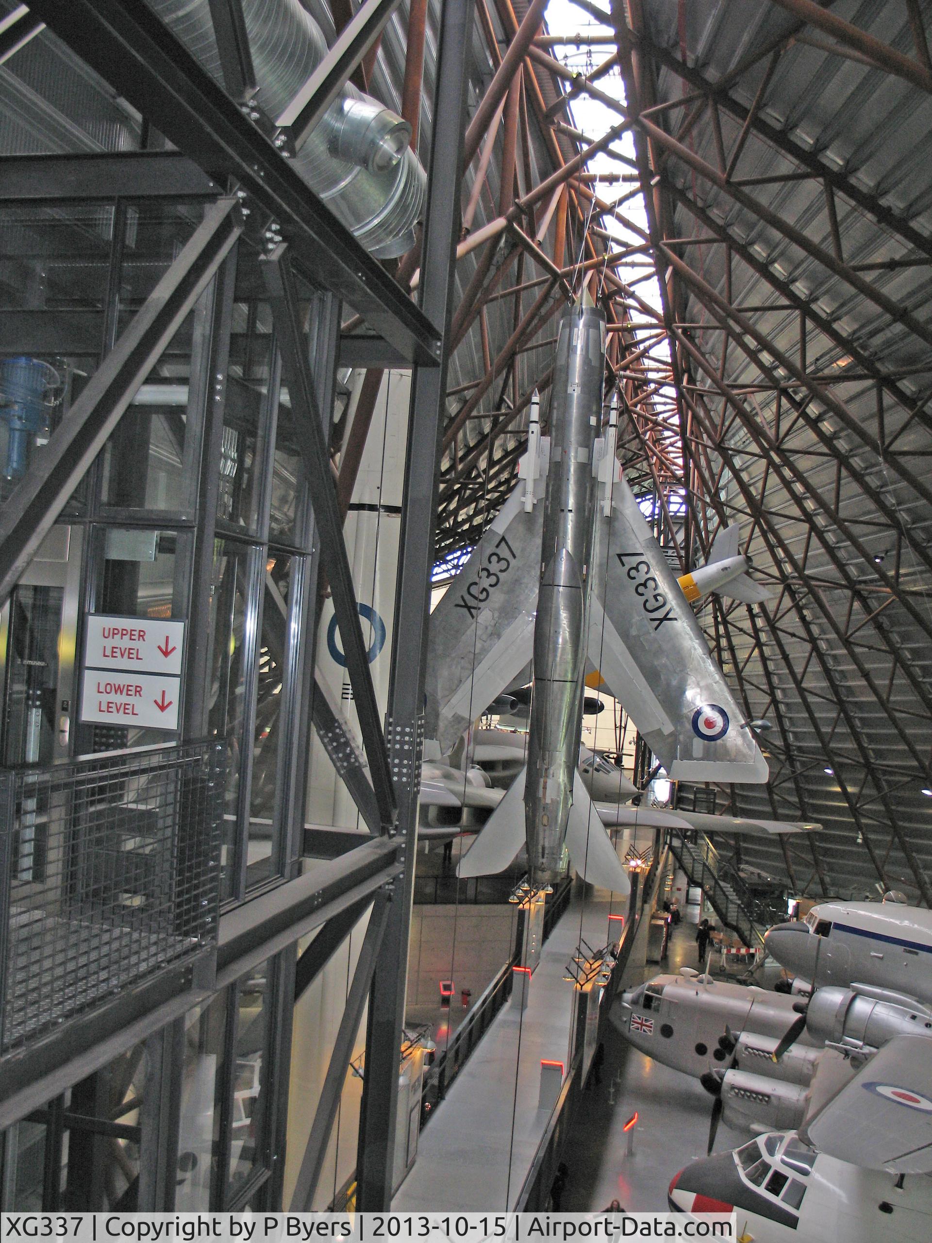 XG337, English Electric Lightning F.1 C/N 95026/1, RAF Cosford