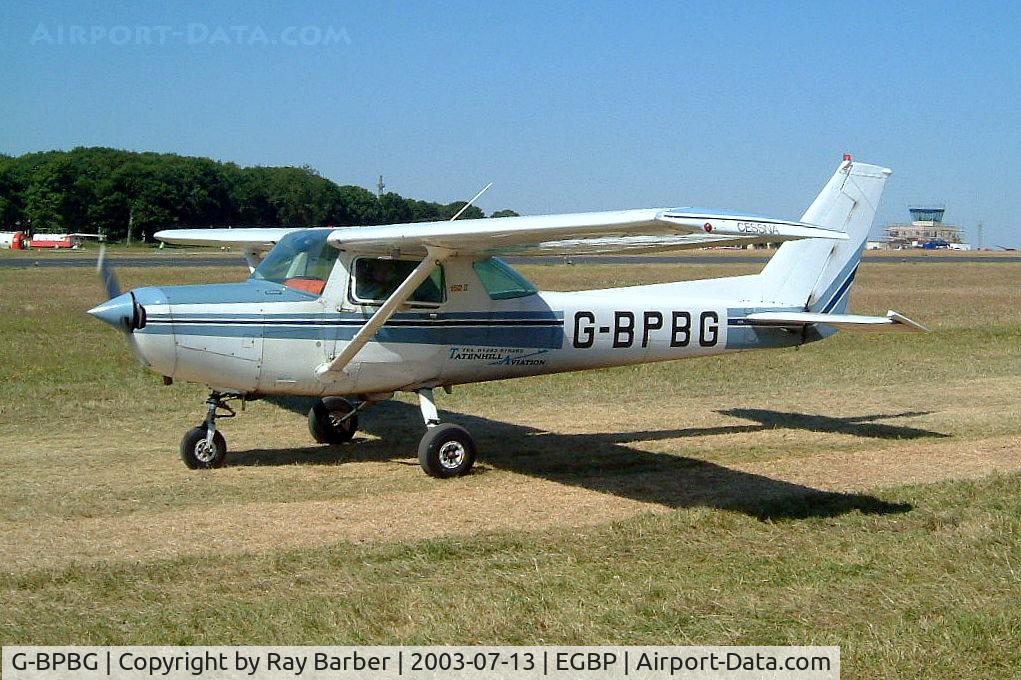 G-BPBG, 1981 Cessna 152 C/N 152-84941, Cessna 152 [152-84941] Kemble~G 13/07/2003