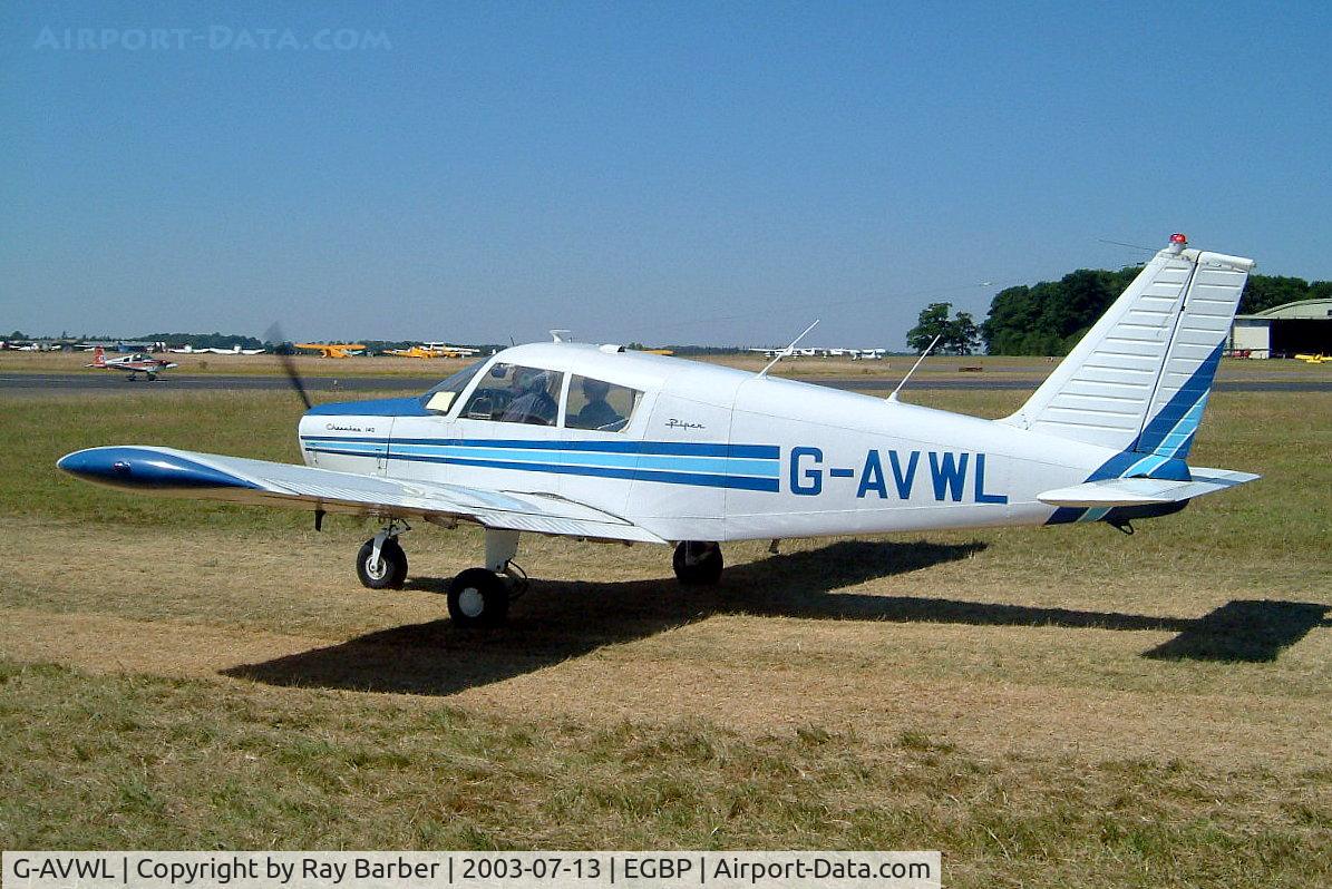 G-AVWL, 1967 Piper PA-28-140 Cherokee C/N 28-24000, Piper PA-28-140 Cherokee [28-24000] Kemble~G 13/07/2003