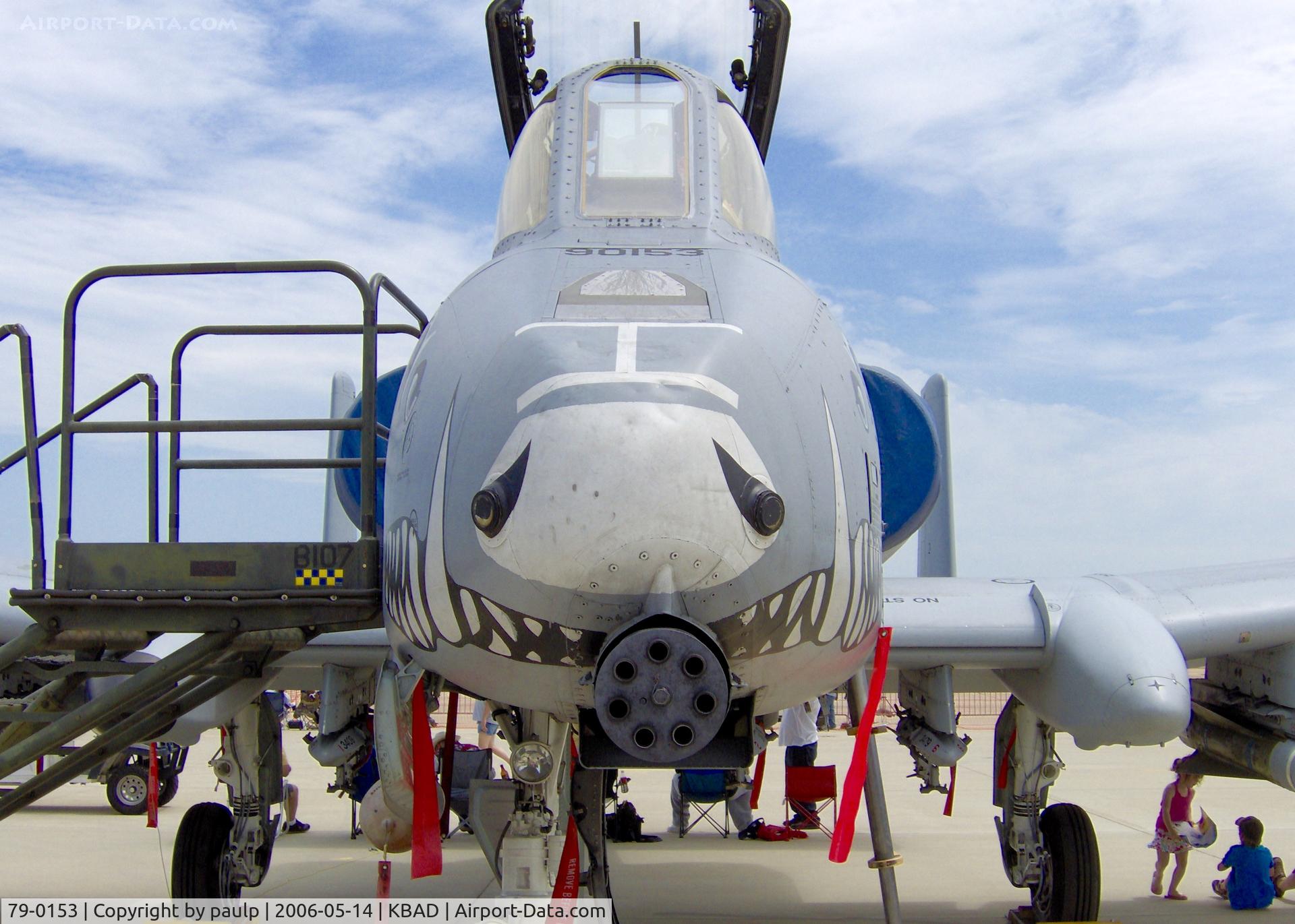 79-0153, 1978 Fairchild Republic A-10A Thunderbolt II C/N A10-0417, At Barksdale Air Force Base.