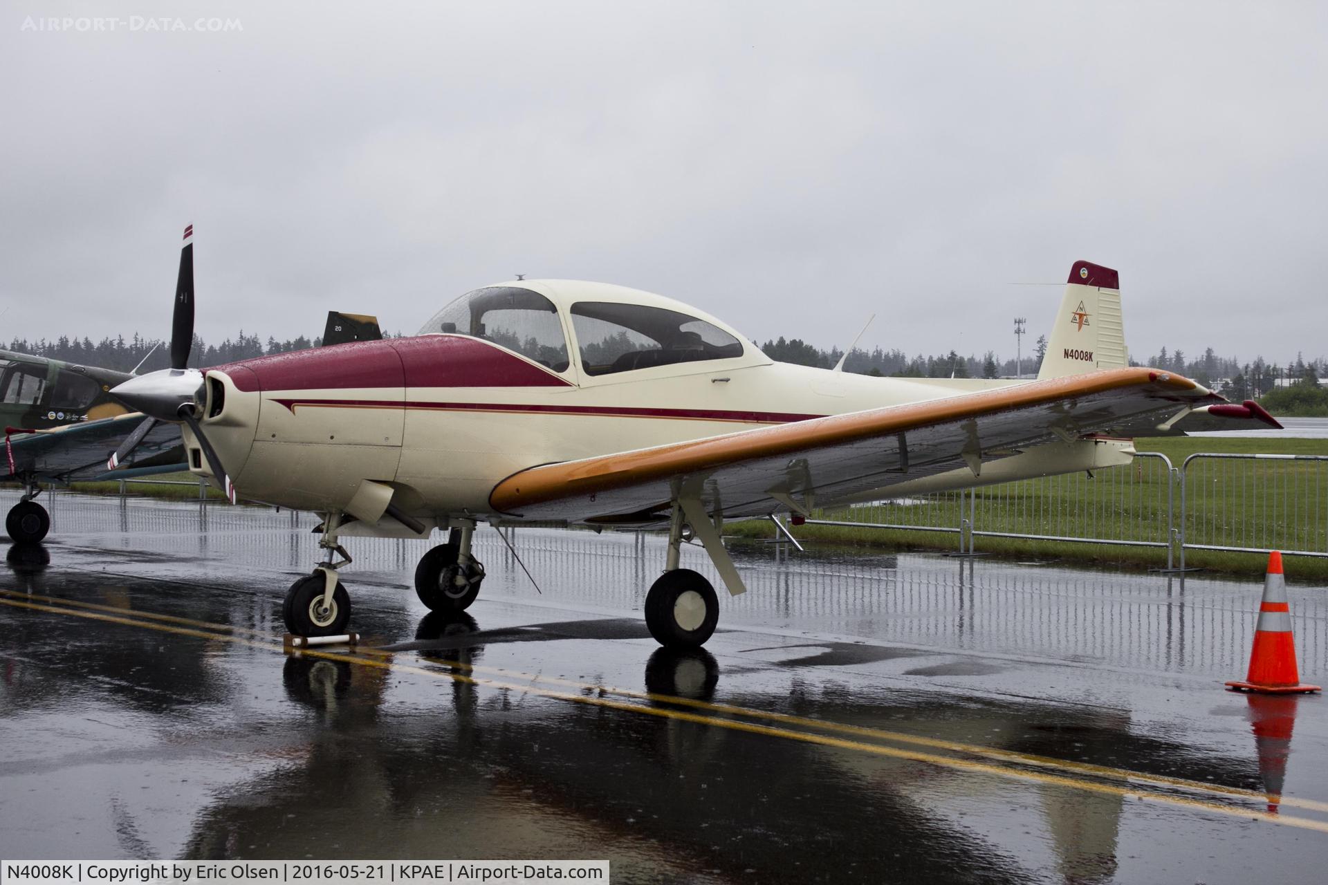 N4008K, 1947 North American Navion (NA-145) C/N NAV-4-1008, 1947 Navion at Paine Field During the 2016 Paine Field General Aviation Day.