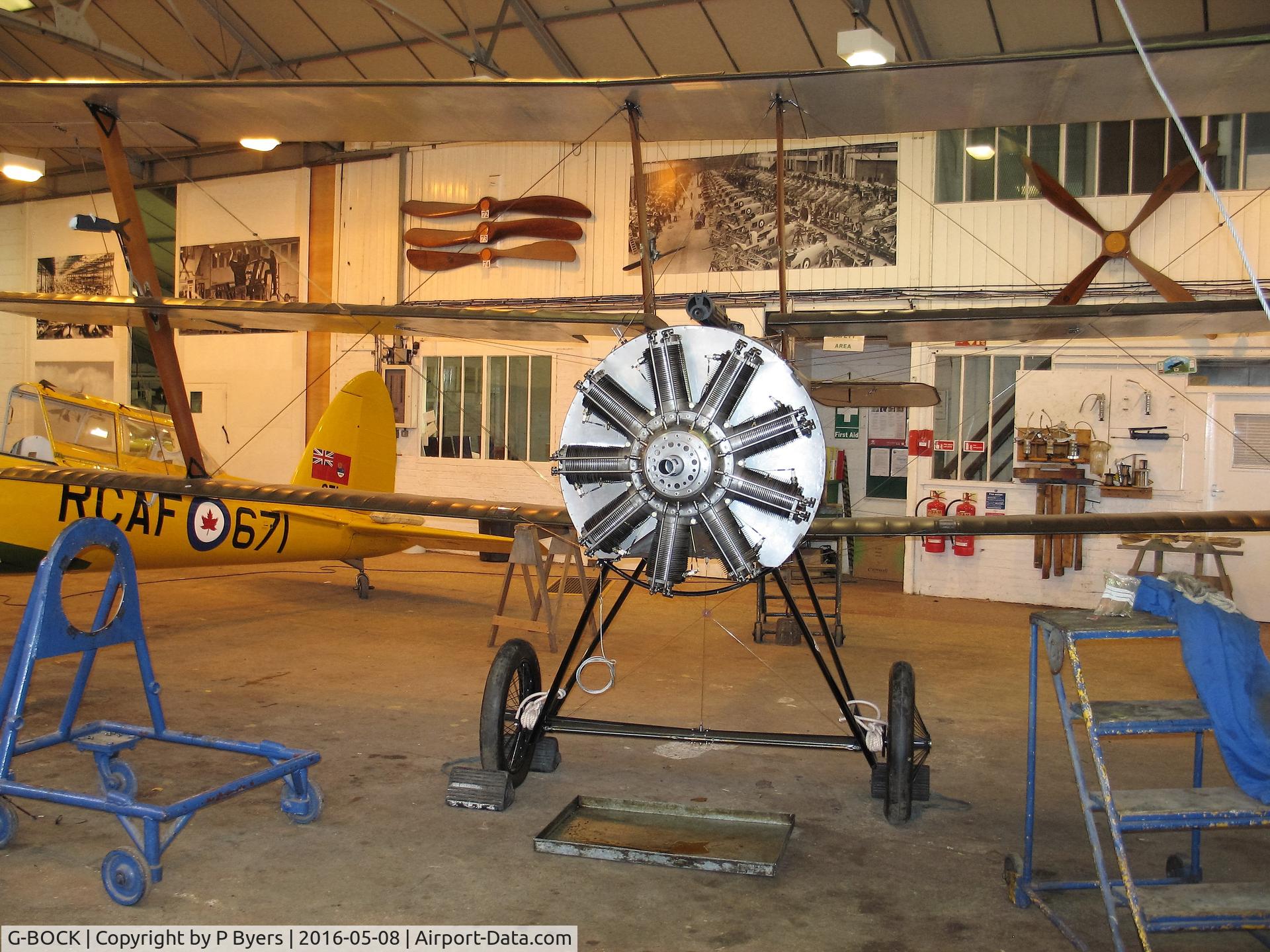 G-BOCK, 1980 Sopwith Triplane Replica C/N NAW-1, Old Warden workshop