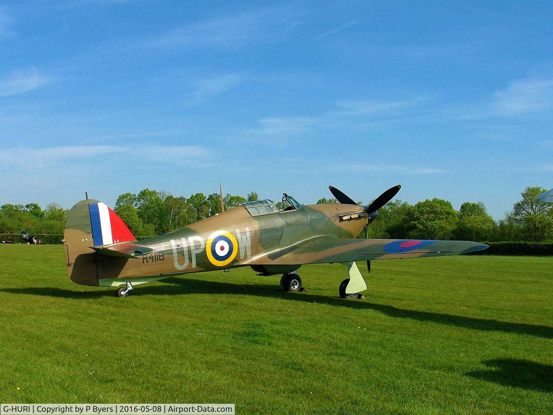 G-HURI, 1942 Hawker (CCF) Hurricane Mk12A C/N 72036, Old Warden