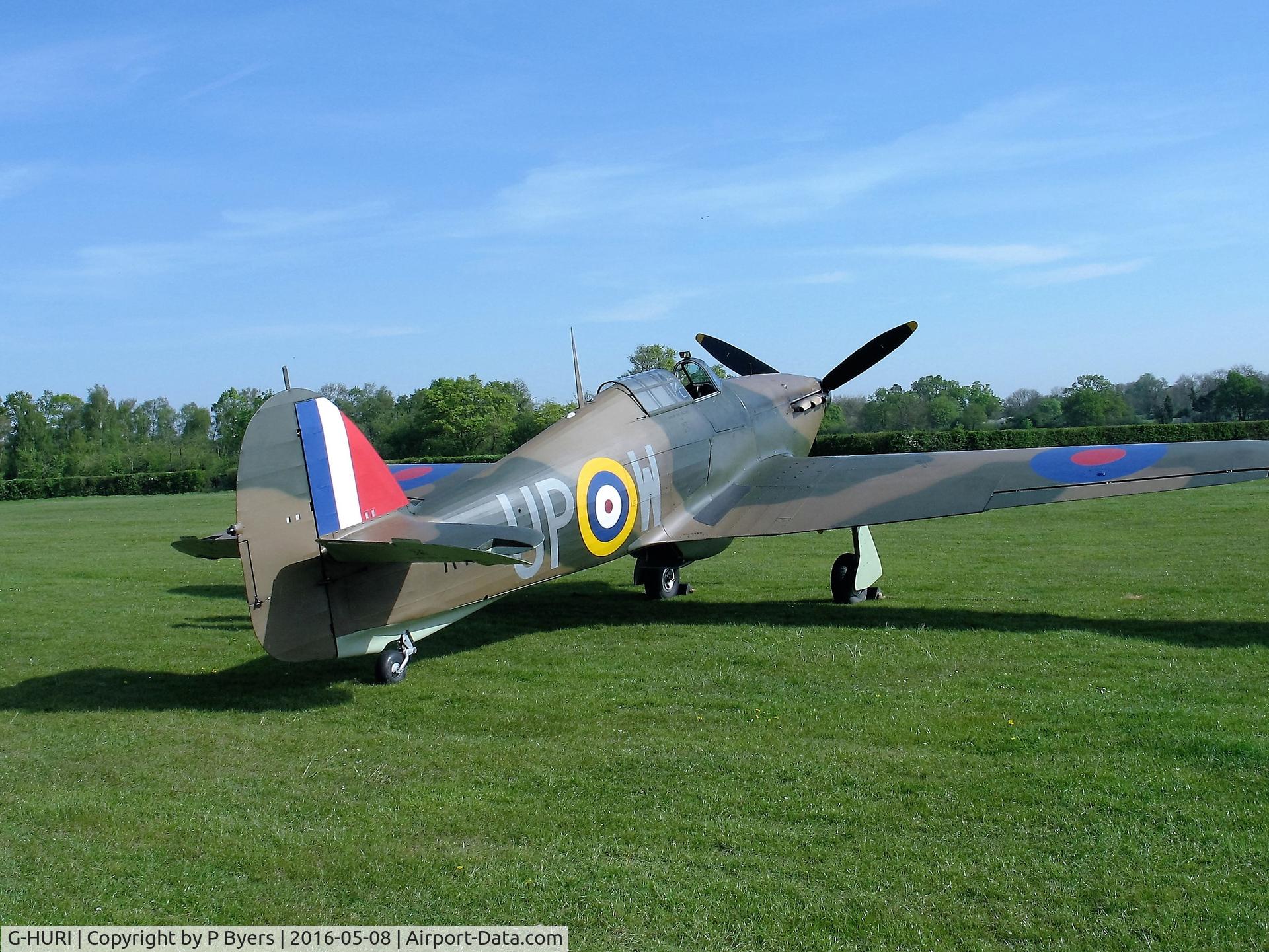 G-HURI, 1942 Hawker (CCF) Hurricane Mk12A C/N 72036, Old Warden