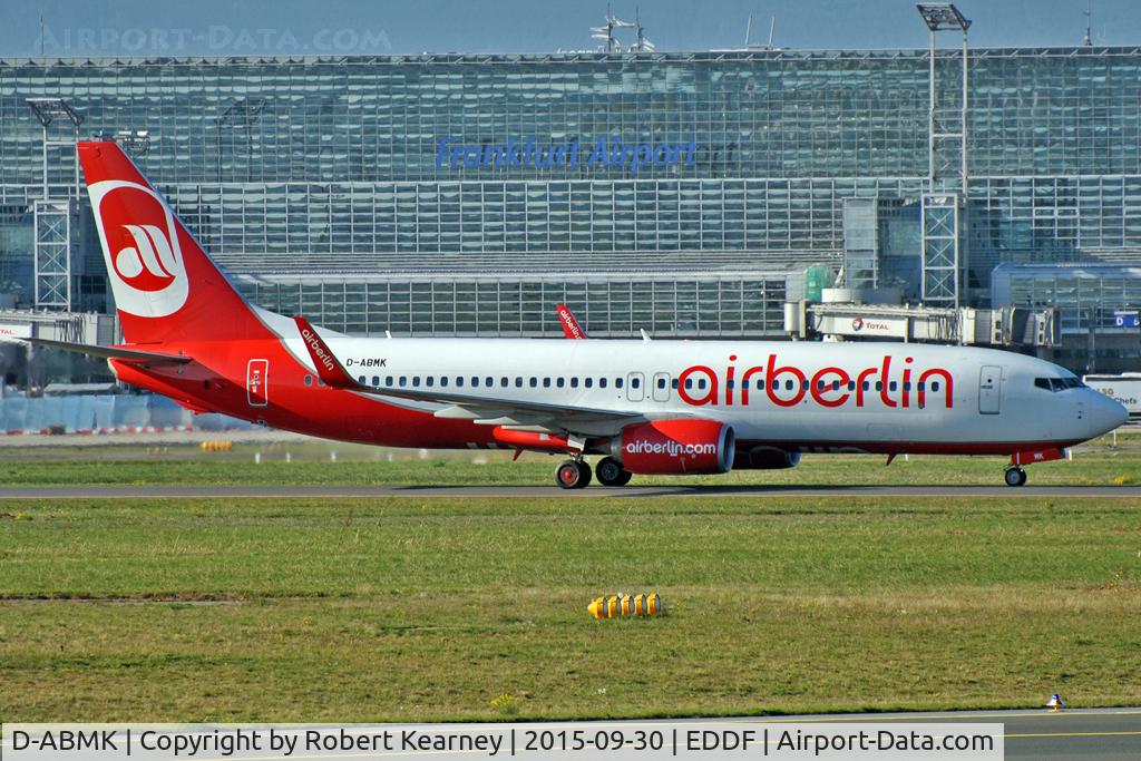 D-ABMK, 2012 Boeing 737-86J C/N 37772, Taxiing in after arrival