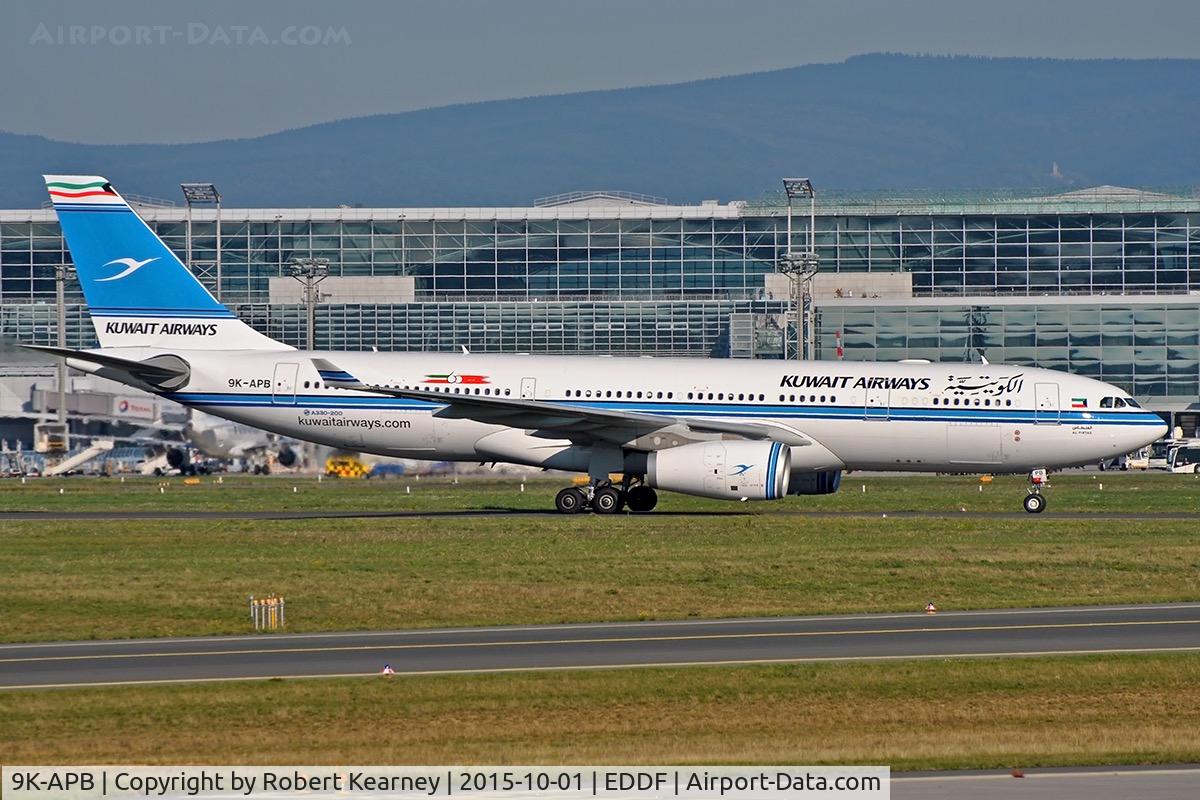 9K-APB, 2015 Airbus A330-243 C/N 1643, Taxiing in after arrival